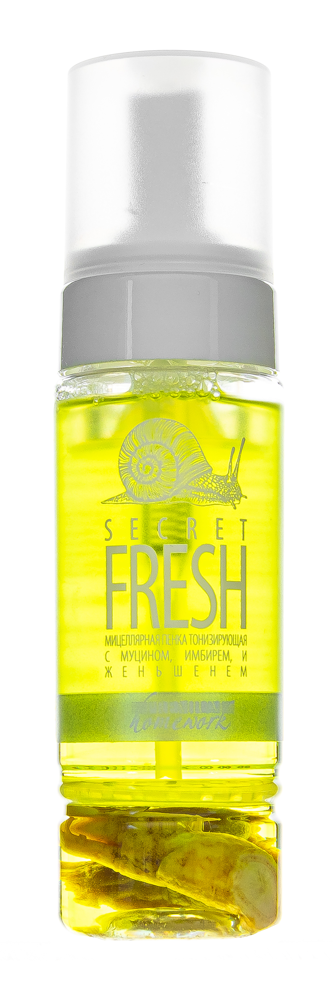 Премиум Мицеллярная пенка тонизирующая с муцином, имбирем и женьшенем 170 мл (Premium, Home Work) фото 2