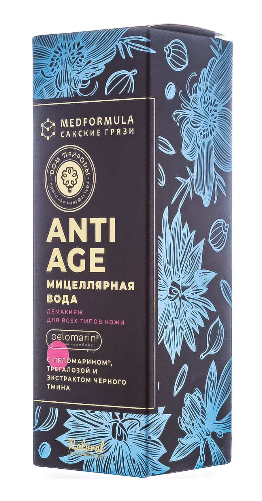  Мицеллярная вода демакияж для всех типов кожи, 150 г (Дом природы, Anti-Age с пеломарином) фото 2