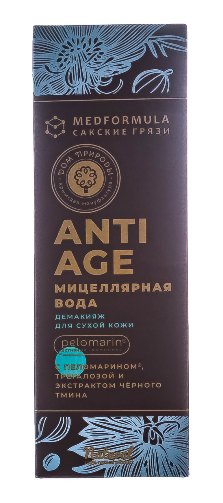  Мицеллярная вода демакияж для всех типов кожи, 150 г (Дом природы, Anti-Age с пеломарином) фото 4