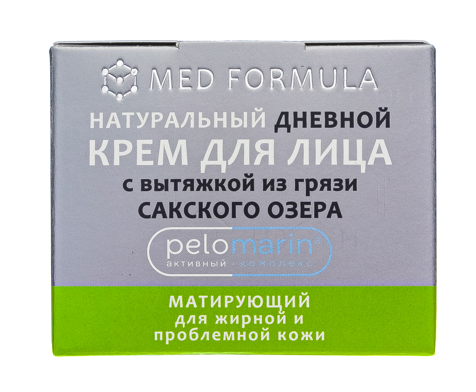  Натуральный дневной крем для лица для жирной и проблемной кожи, матирующий 50 г (Дом природы, Pelomarin) фото 1