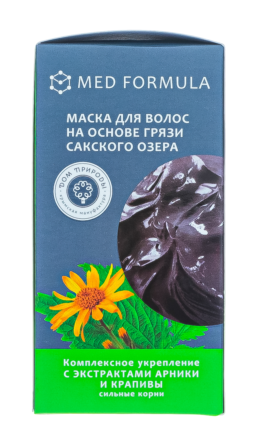  Маски для волос на основе грязи Сакского озера комплексное укрепление 10 саше по 30 гр (Дом природы, Маски на основе грязи Сакского озера) фото 3