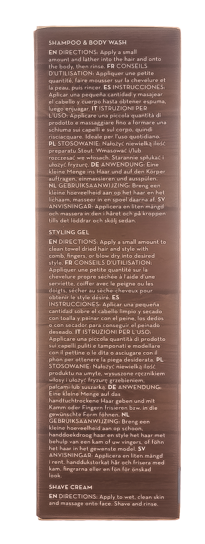Марракеш Набор для мужчин: шампунь-гель для душа 2 в 1, крем для бритья, стайлинг-гель (Marrakesh, For Men) фото 5