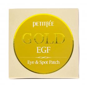 Petitfee Патчи для глаз с золотом Gold  EGF Eye Spot Patch, 60 шт х 1,1 г. фото