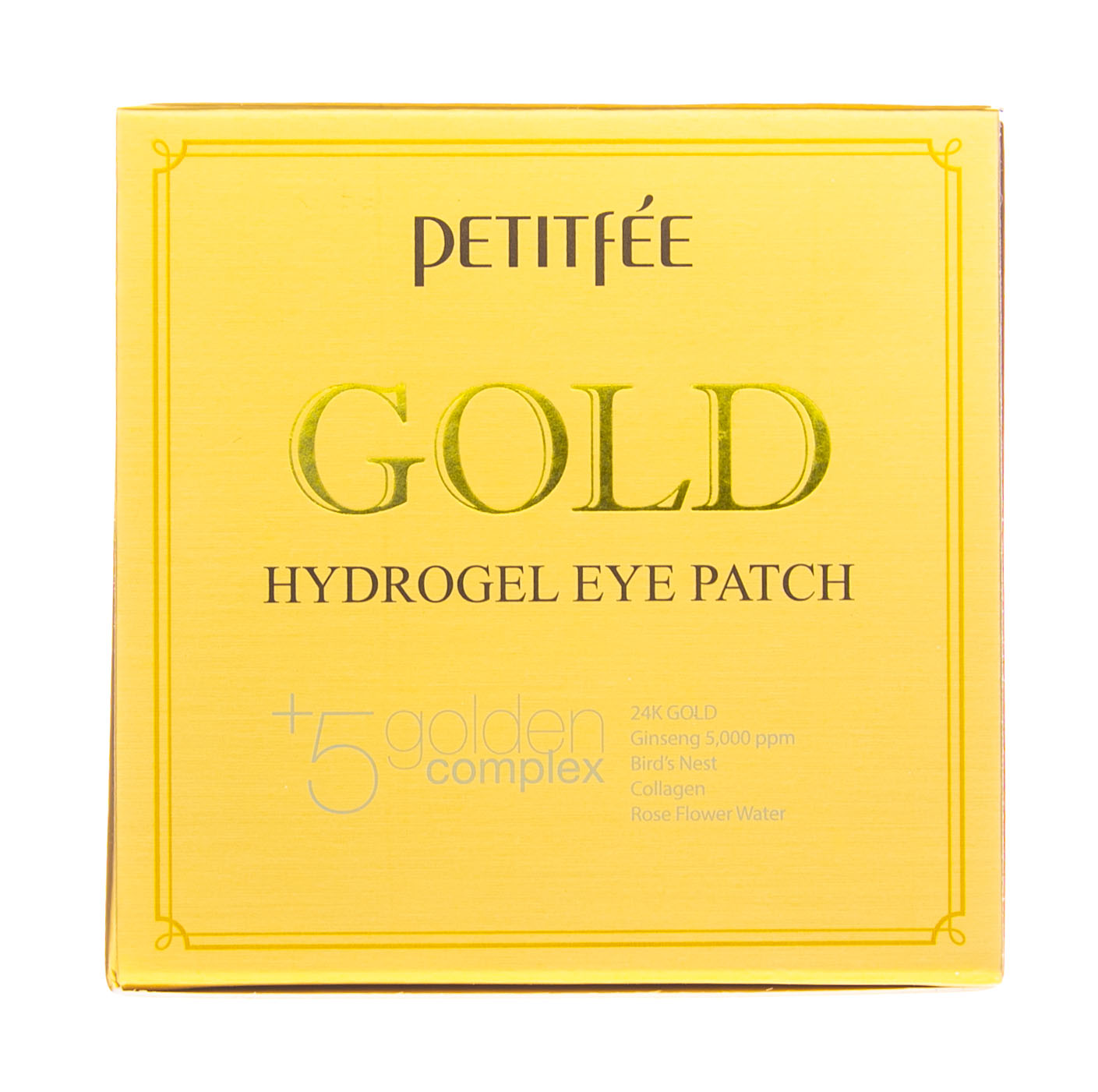Петитфи Патчи для глаз гидрогелевые с золотом Gold Hydrogel Eye Patch, 60 шт х 1,4 г (Petitfee, Eye Patch) фото 5