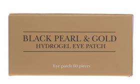 Petitfee Патчи для глаз с черным жемчугом и золотом Black Pearl  Gold Eye Patch, 60 шт х 1,4 г. фото
