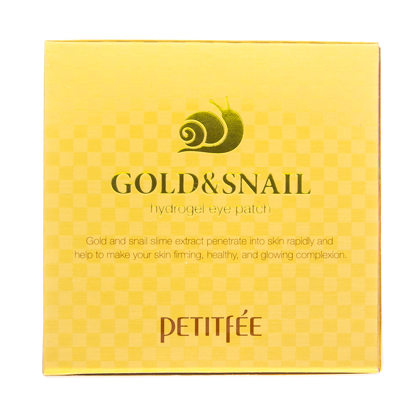 Петитфи Патчи для глаз гидрогелевые с золотом и экстрактом улитки Gold & Snail Eye Patch, 60 шт (Petitfee, Eye Patch) Петитфи Патчи для глаз гидрогелевые с золотом и экстрактом улитки Gold & Snail Eye Patch, 60 шт (Petitfee, Eye Patch) фото 1