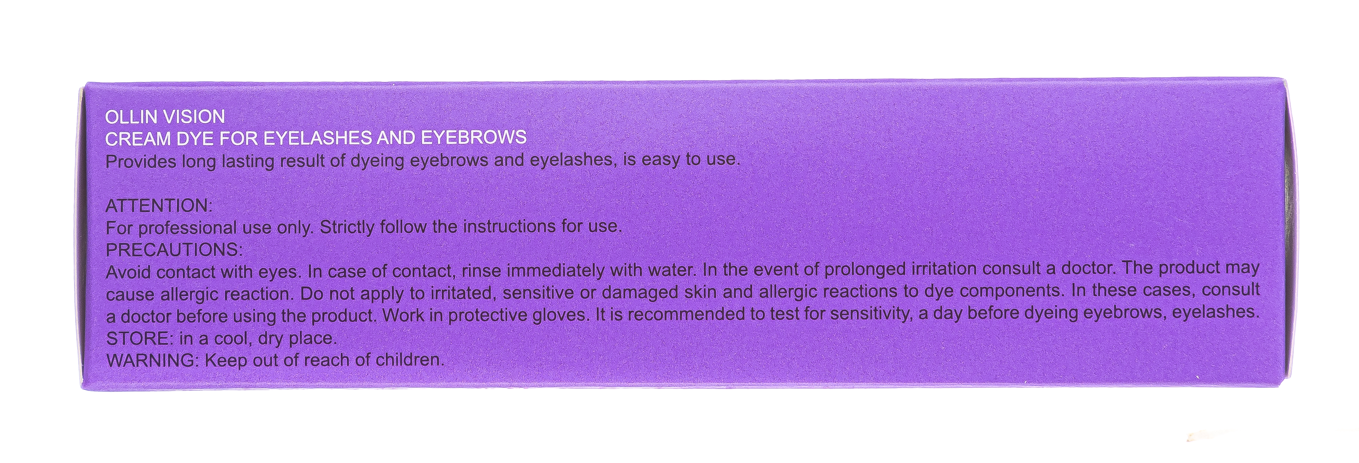 Оллин Професионал Крем-краска для бровей и ресниц, коричневый, в наборе, 20 мл (Ollin Professional, Vision) фото 12