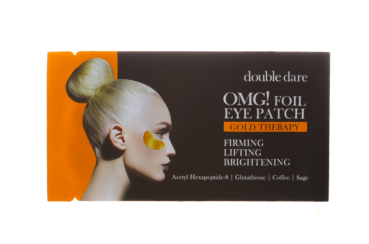 Дабл Дейр ОМГ Патчи для зоны вокруг глаз «Золото» 6 г (Double Dare OMG, Double Dare) фото 1