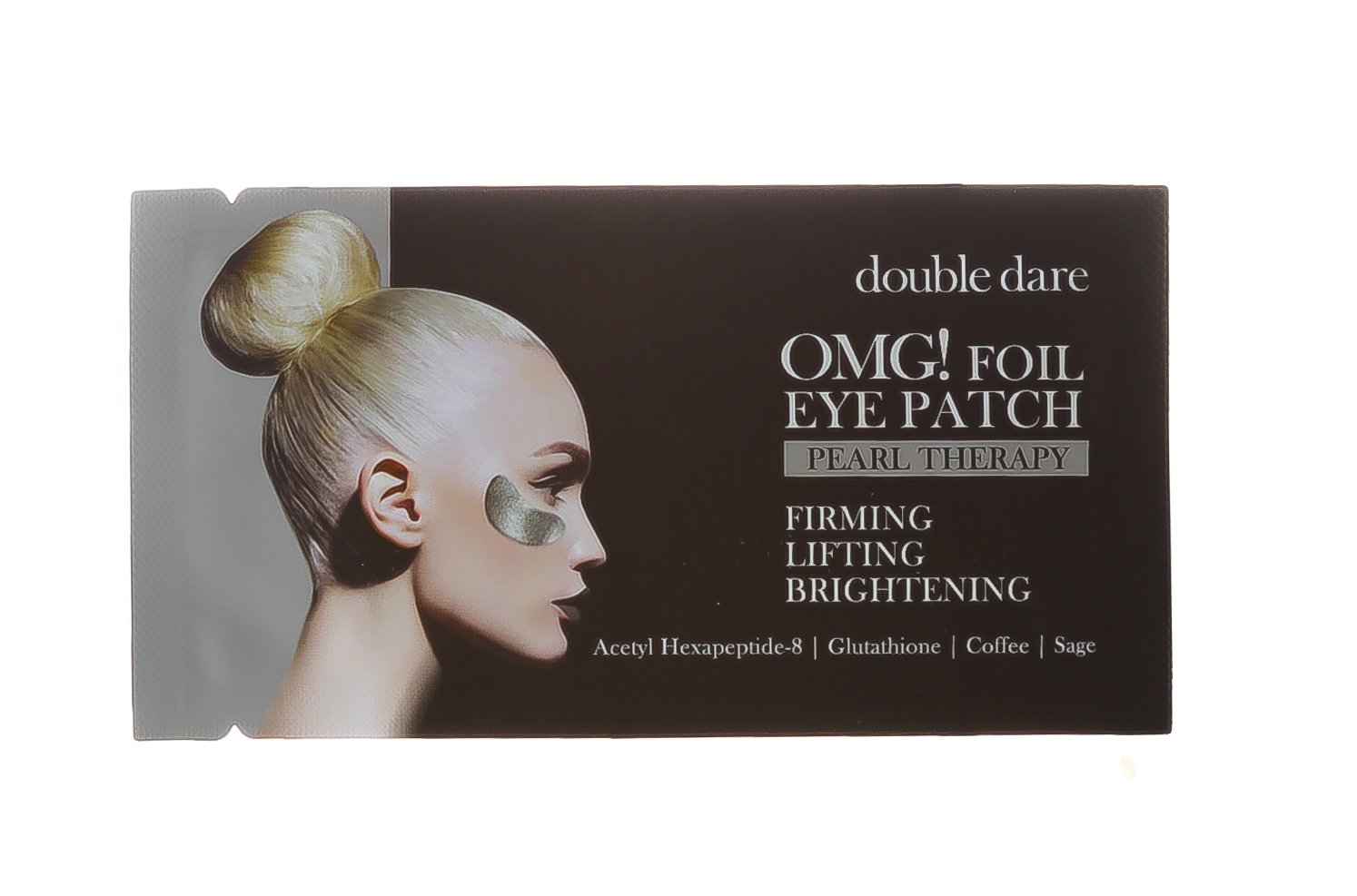Дабл Дейр ОМГ Патчи для зоны вокруг глаз «Серебро» 6 г (Double Dare OMG, Double Dare) фото 1