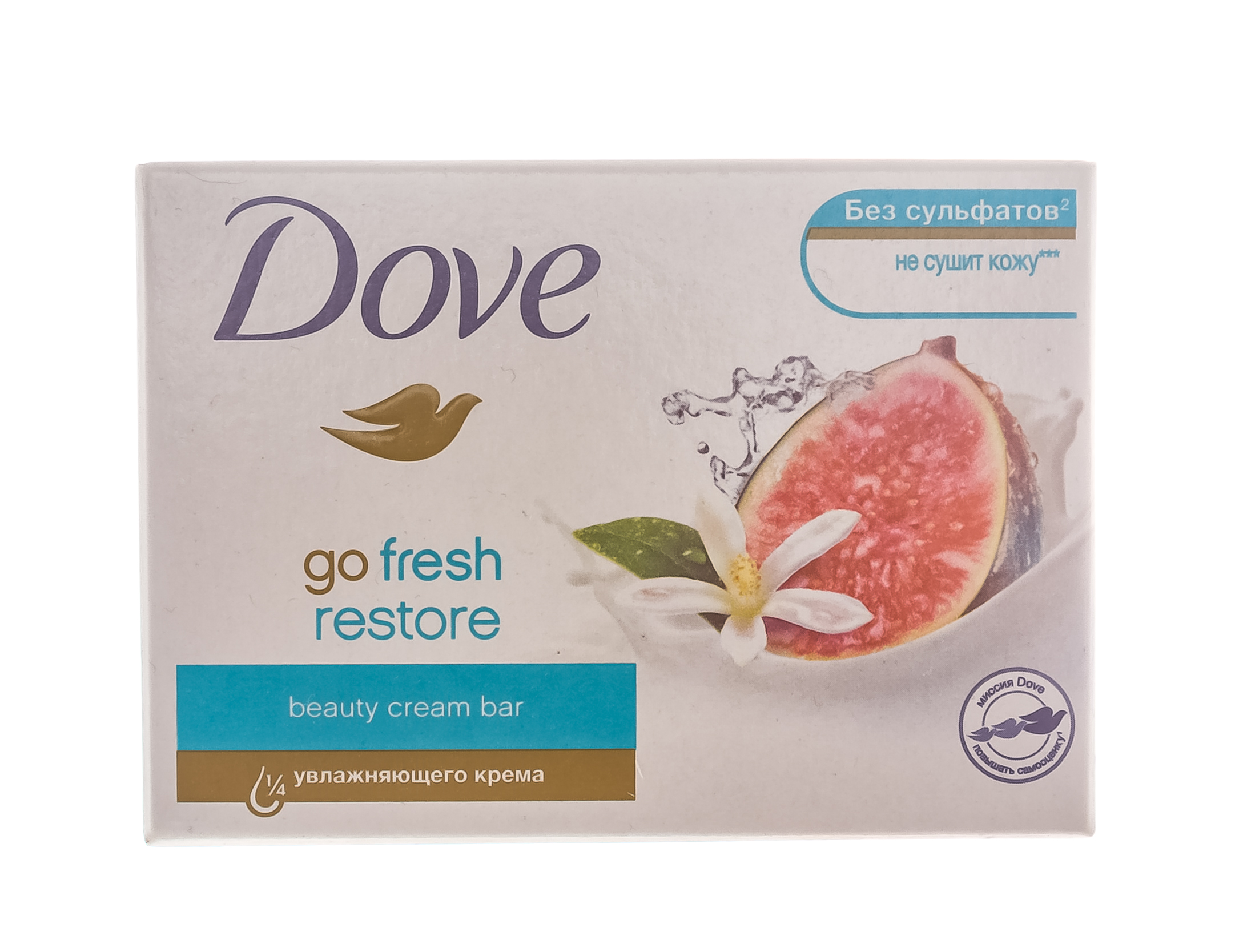 Дав Крем-мыло твердое инжир и лепестки апельсина 135 гр (Dove, Средства для ванны и душа) фото 1