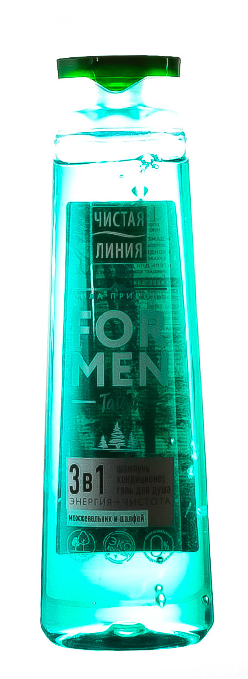  Шампунь, кондиционер, гель для душа 3 в 1 Энергия и чистота, 400 мл (Концерн Калина, Для мужчин) фото 2
