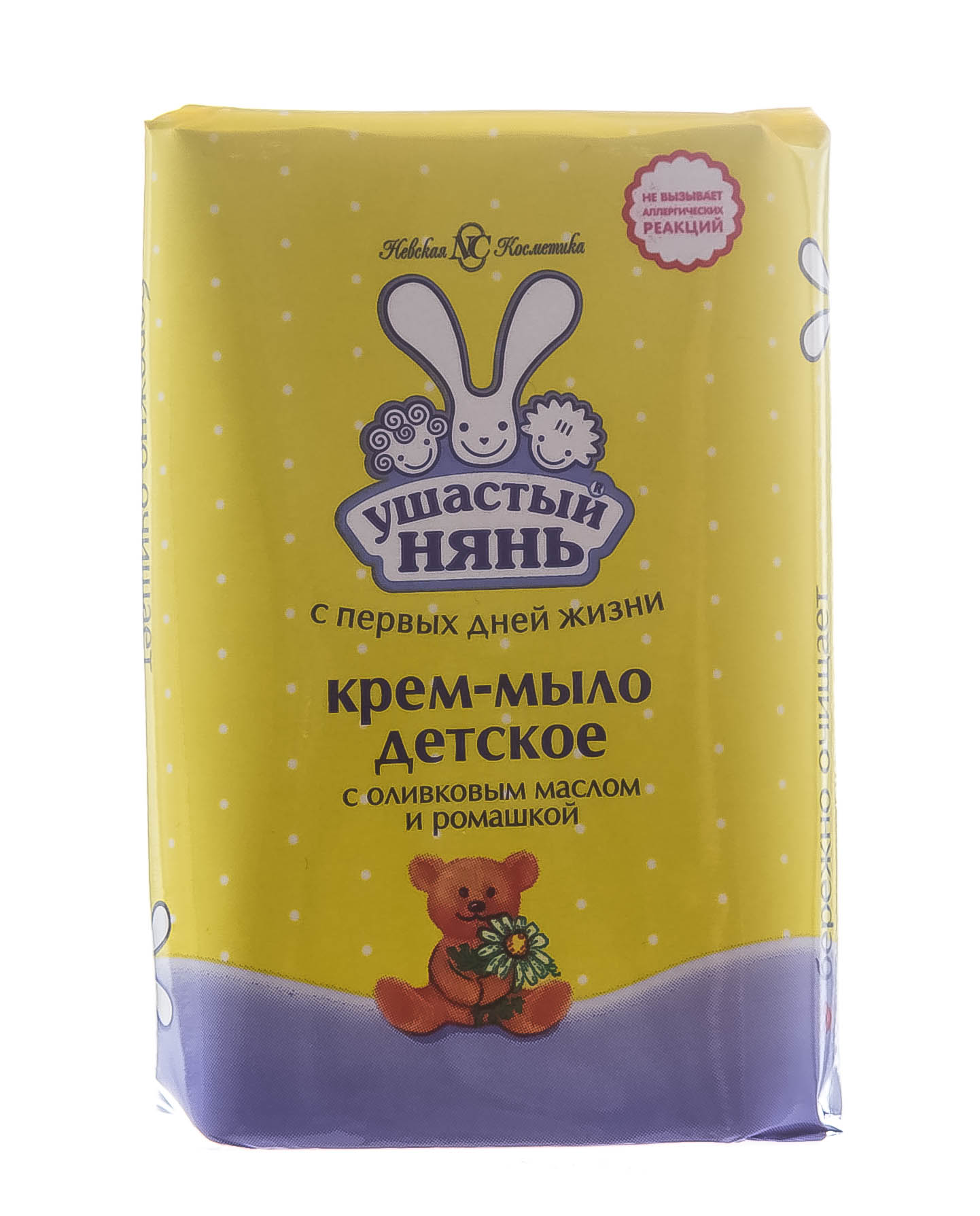  Крем-мыло с оливковым маслом и ромашкой 90 г (Невская косметика, Детское мыло) фото 1