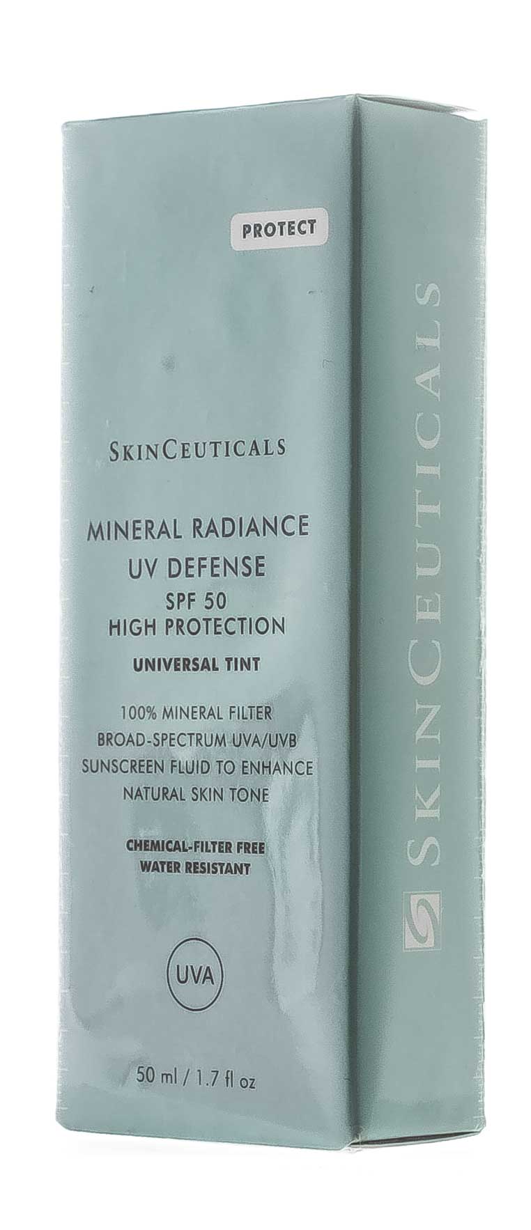 СкинСьютикалс Солнцезащитный флюид с 100% минеральными фильтрами и универсальным тоном Mineral Radiance Uv Defense Spf50, 50 мл (SkinCeuticals, Защита от солнца) фото 2