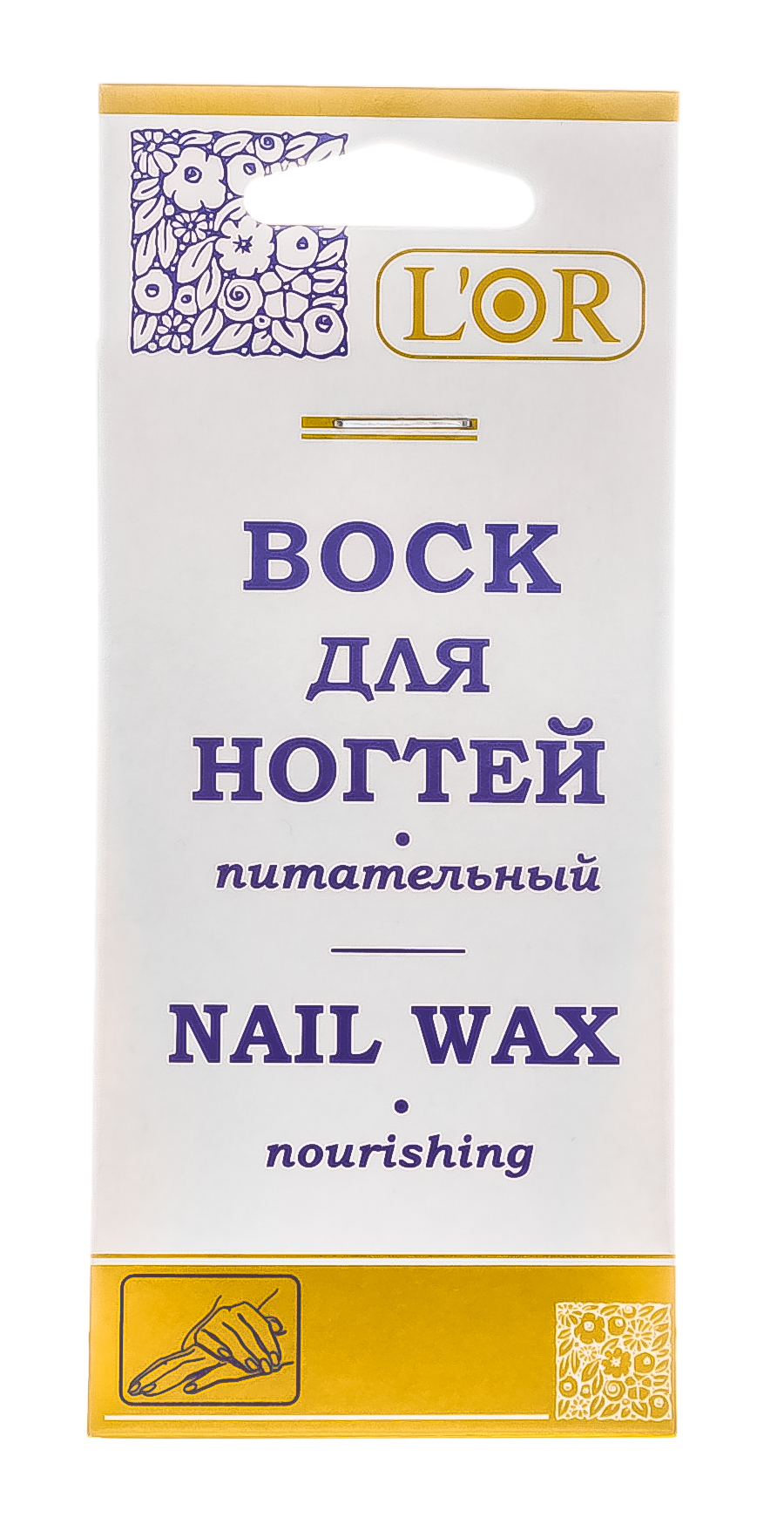 ДНЦ Косметика Воск для ногтей питательный, 5 мл (DNC Kosmetika, L'Or) фото 3