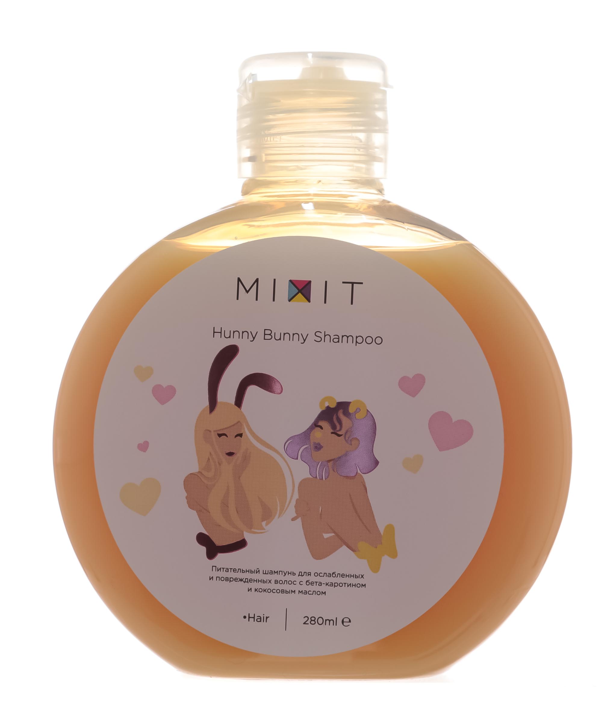 Миксит Питательный шампунь Hunny Bunny для ослабленных волос, 280 мл (Mixit, Для волос) фото 1