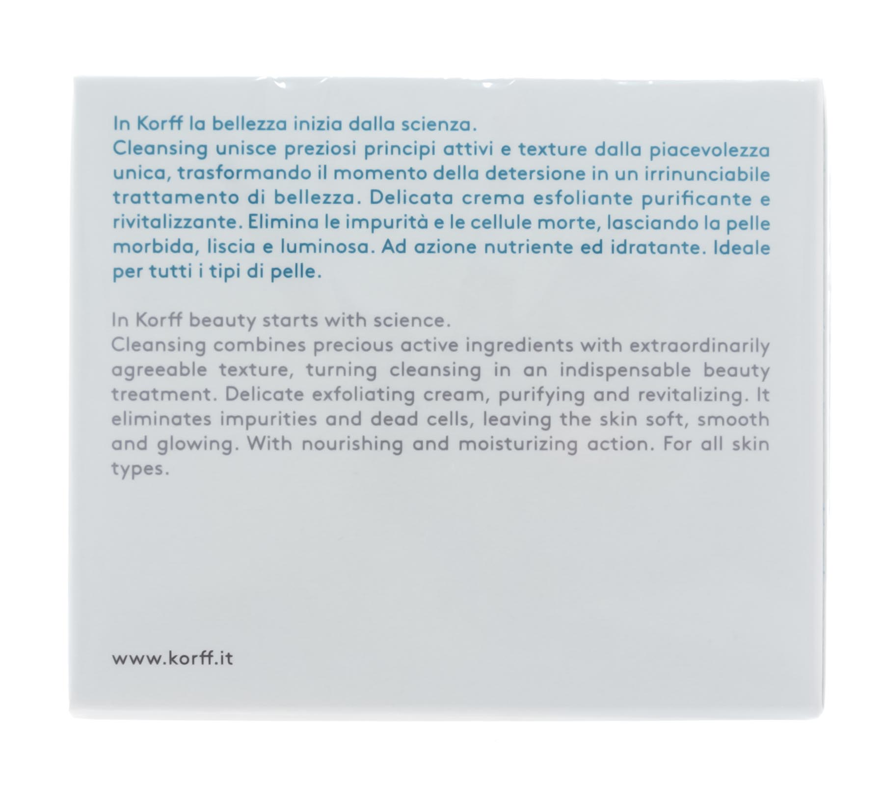 Корфф Очищающий тонизирующий черный скраб, 75 мл (Korff, Очищение) фото 2