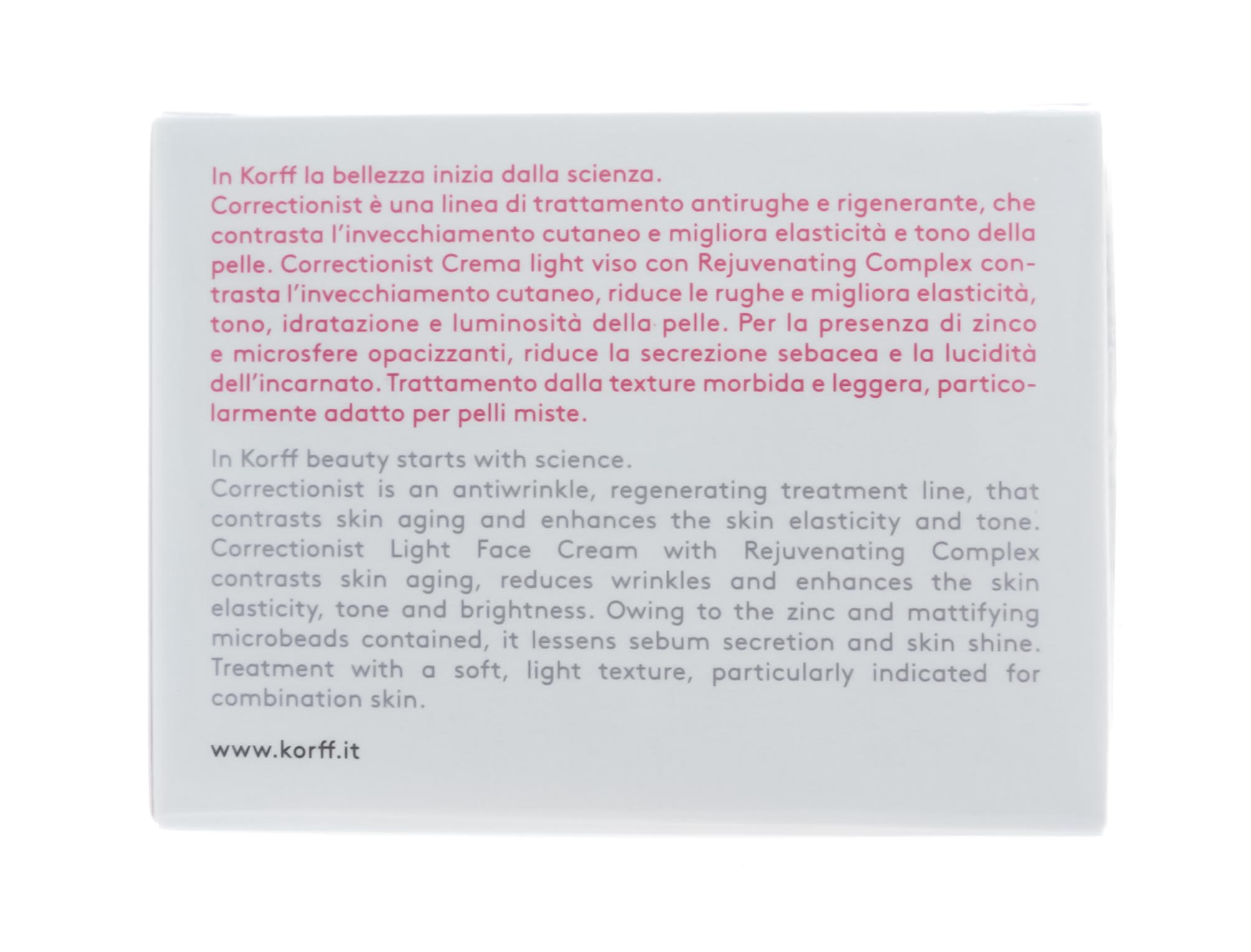 Корфф Коррекционист Легкий Крем для лица 50 мл (Korff, Коррекционист) фото 2