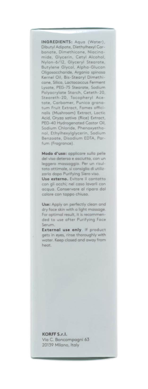 Корфф Матирующий крем для лица, 50 мл (Korff, Purifying) фото 5