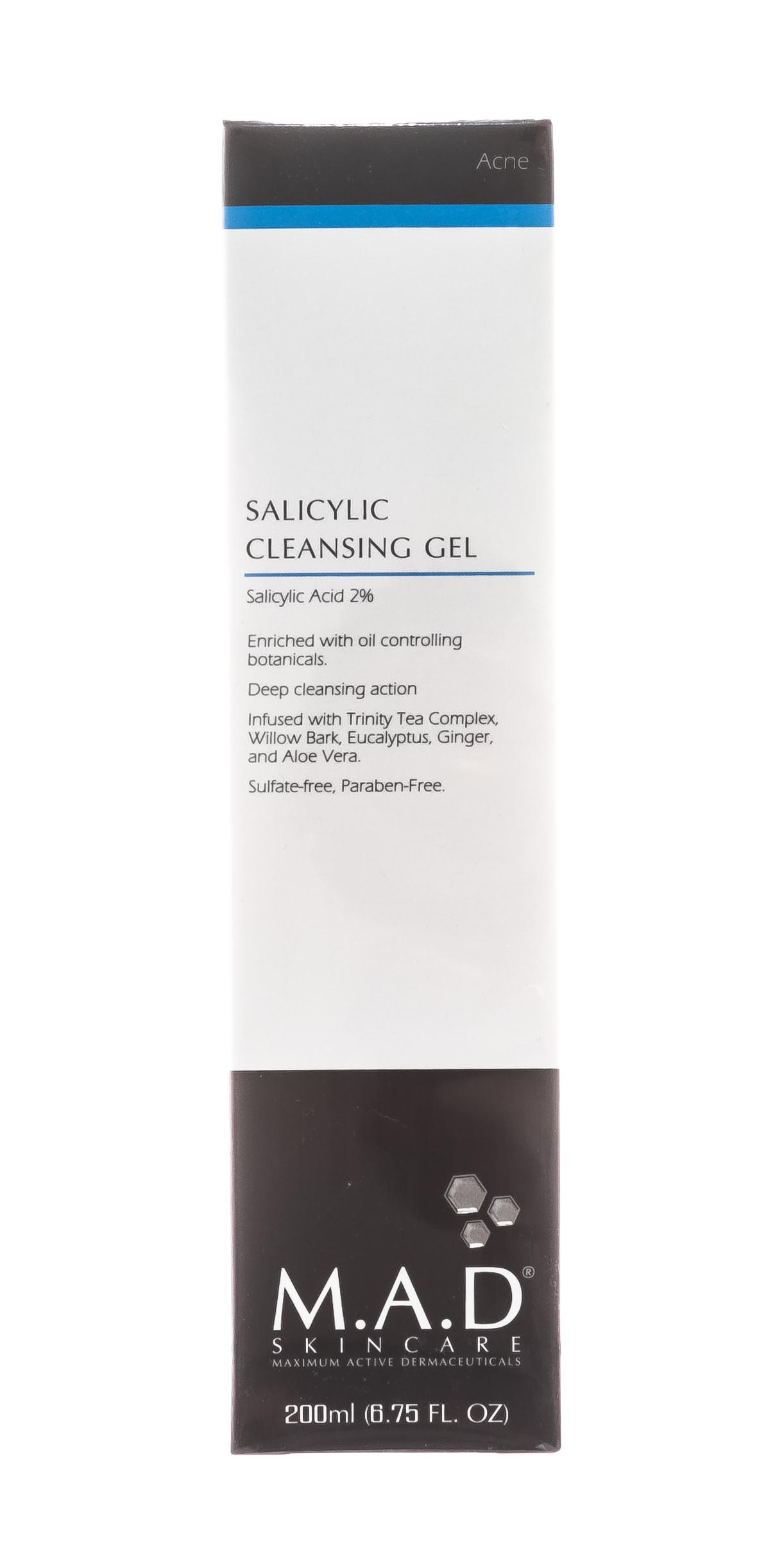 Мад Очищающий гель с 2% салициловой кислотой 200 мл (M.A.D., Acne) Мад Очищающий гель с 2% салициловой кислотой 200 мл (M.A.D., Acne) фото 1