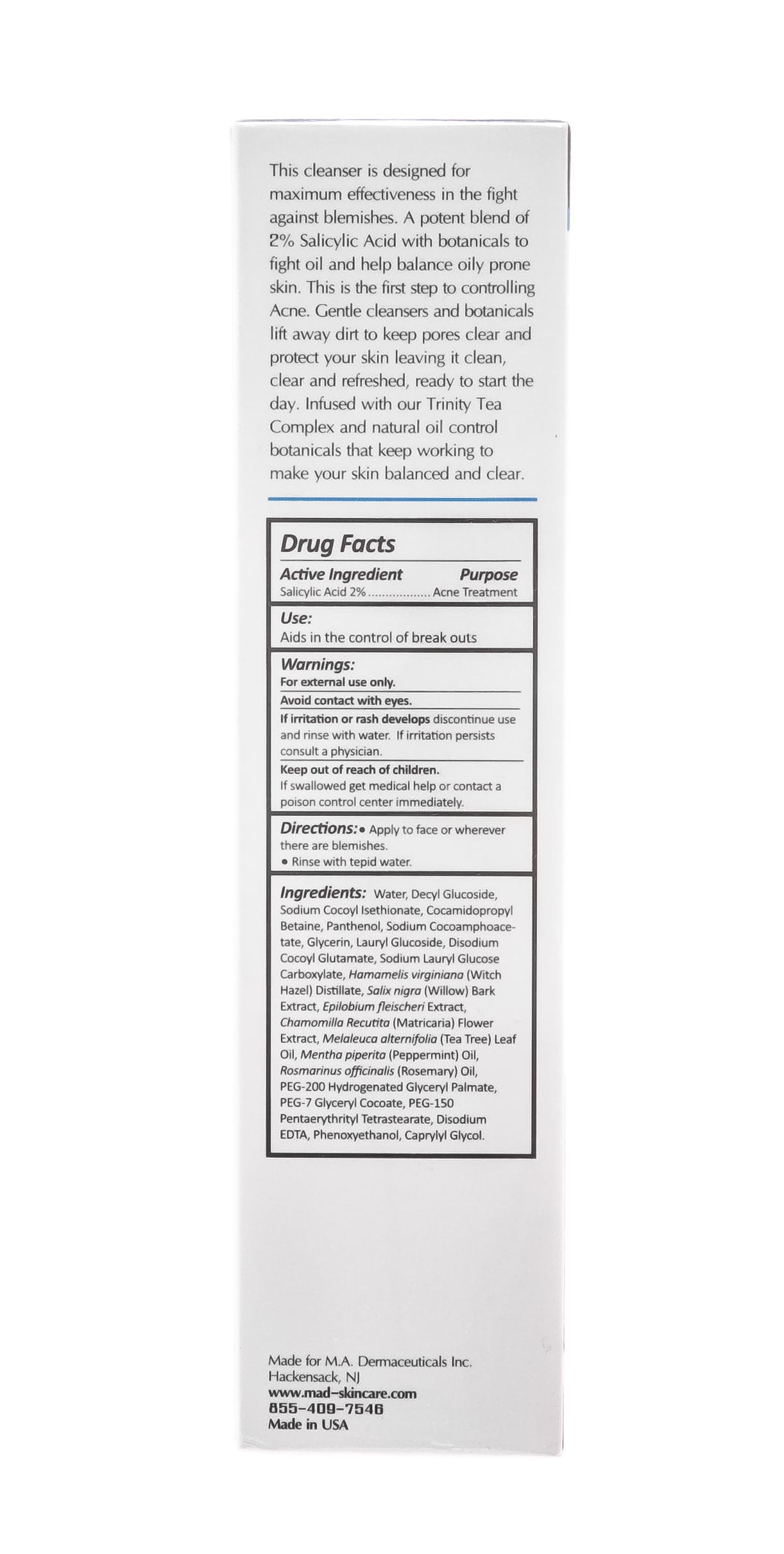 Мад Очищающий гель с 2% салициловой кислотой 200 мл (M.A.D., Acne) Мад Очищающий гель с 2% салициловой кислотой 200 мл (M.A.D., Acne) фото 4