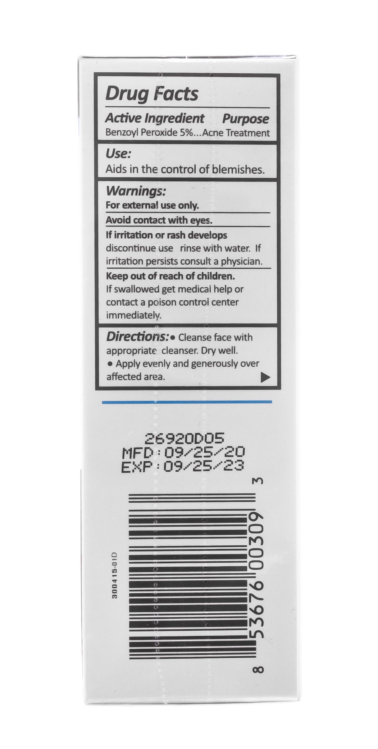 Мад Гель для ухода за кожей с акне с содержанием 5% бензоил пероксида 60 гр (M.A.D., Acne) фото 3