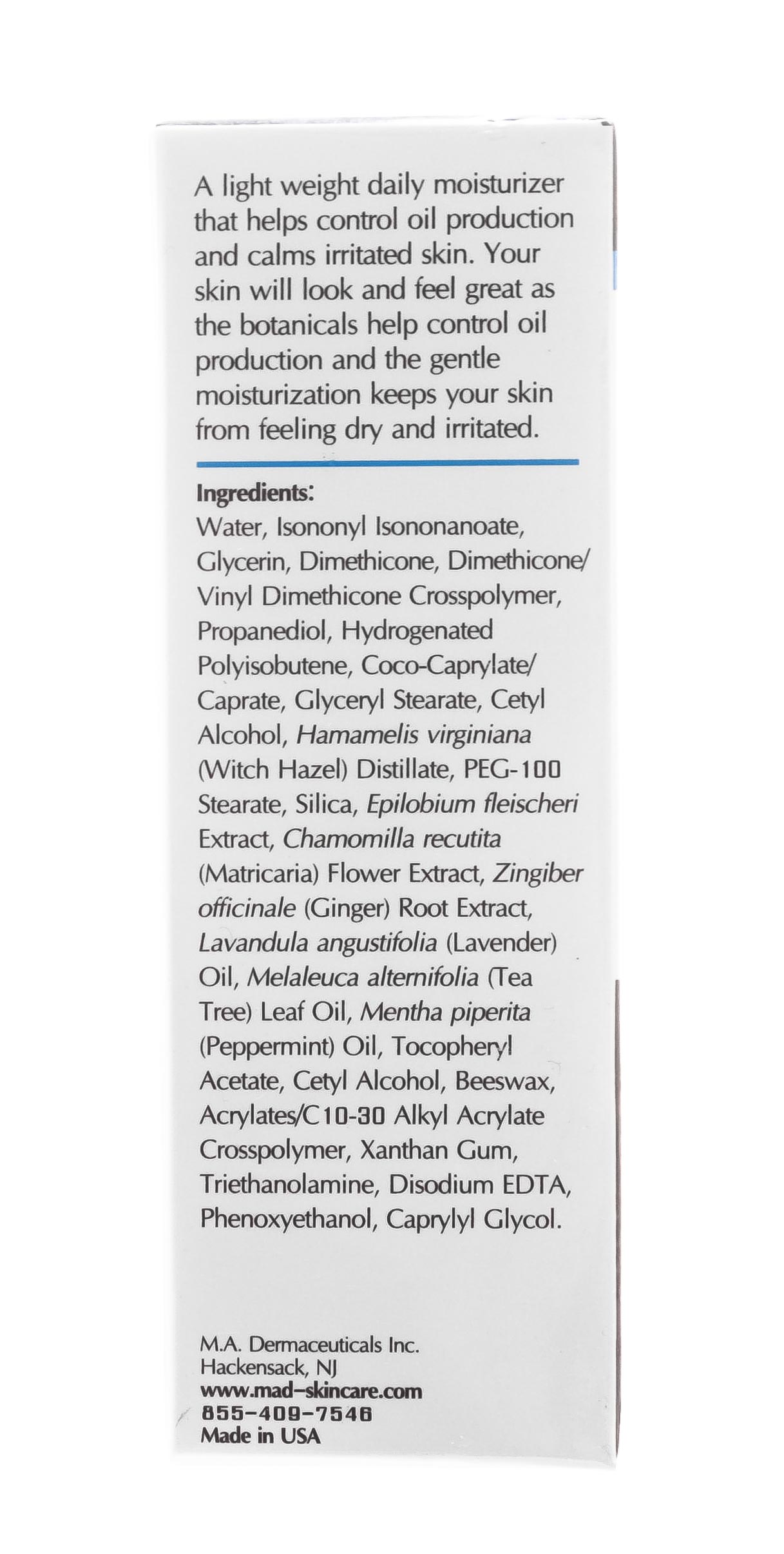 Мад Увлажняющий крем с эффектом устранения раздражений, 50 мл (M.A.D., Acne) фото 4