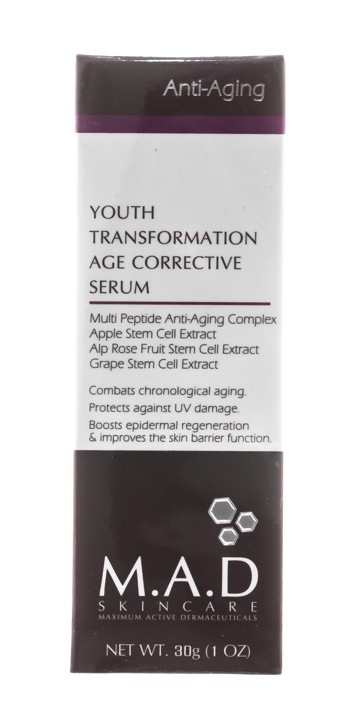 Мад Корректирующая сыворотка для ухода за кожей с омолаживающим эффектом, 30 мл (M.A.D., Anti-Age) фото 1