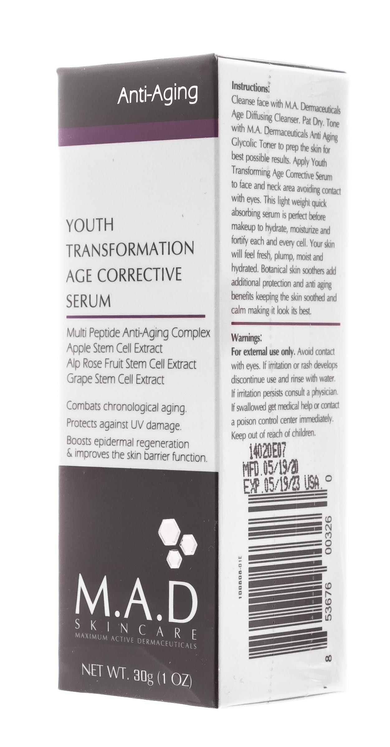 Мад Корректирующая сыворотка для ухода за кожей с омолаживающим эффектом, 30 мл (M.A.D., Anti-Age) фото 2