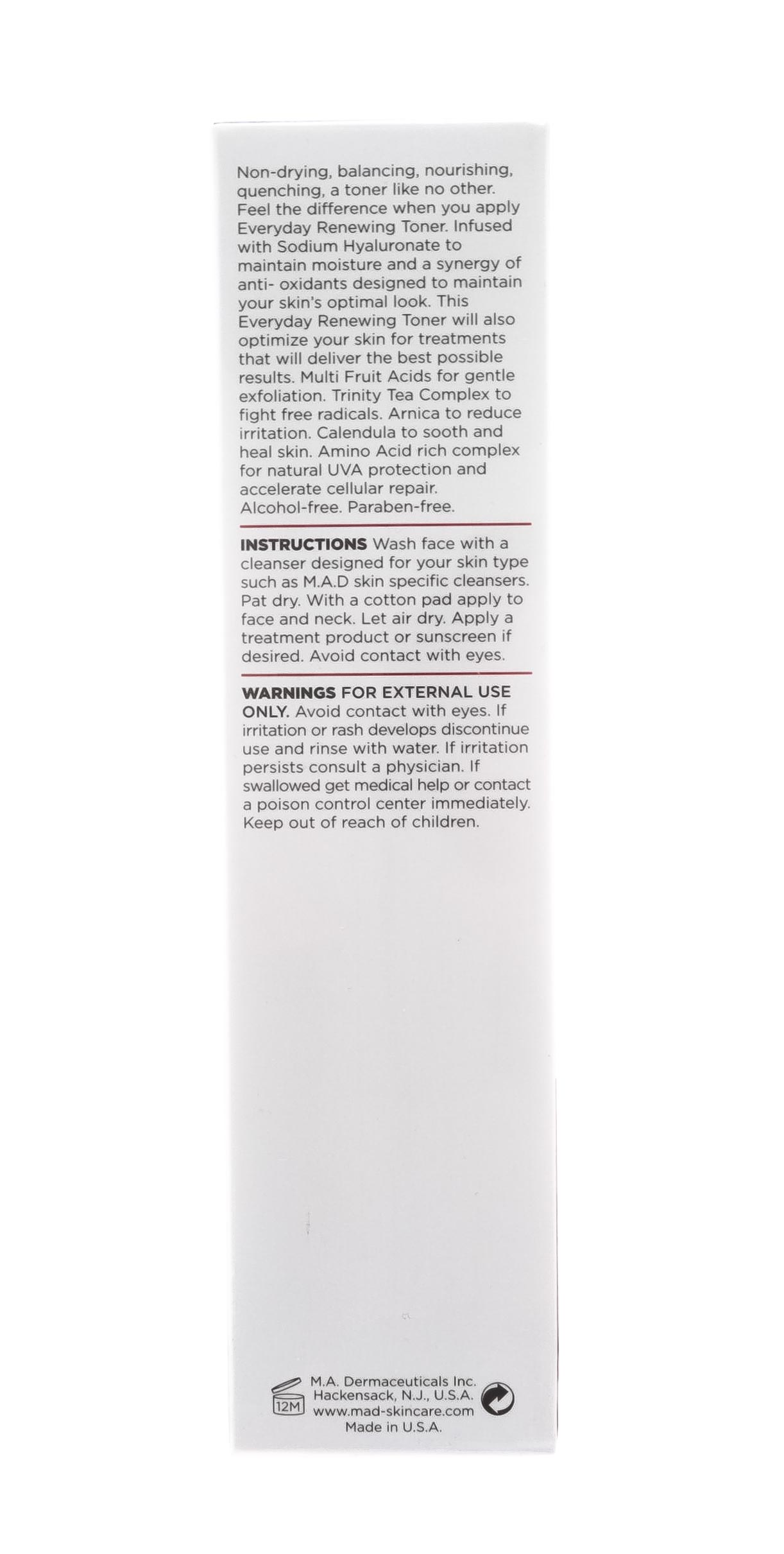 Мад Тоник с эффектом  регенерации кожи 200 мл (M.A.D., Environmental) фото 4