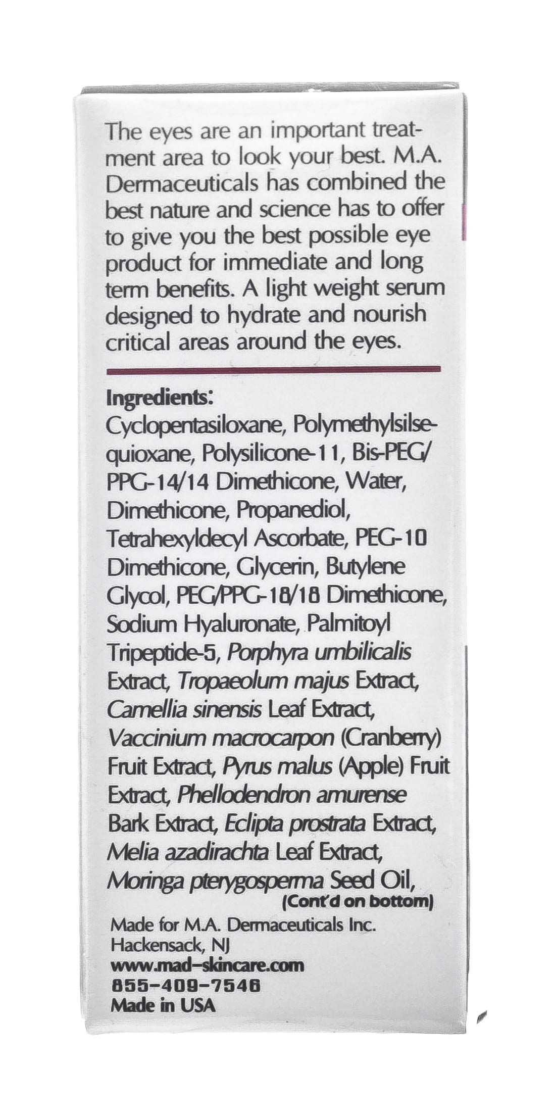 Мад Защитная сыворотка для глаз 