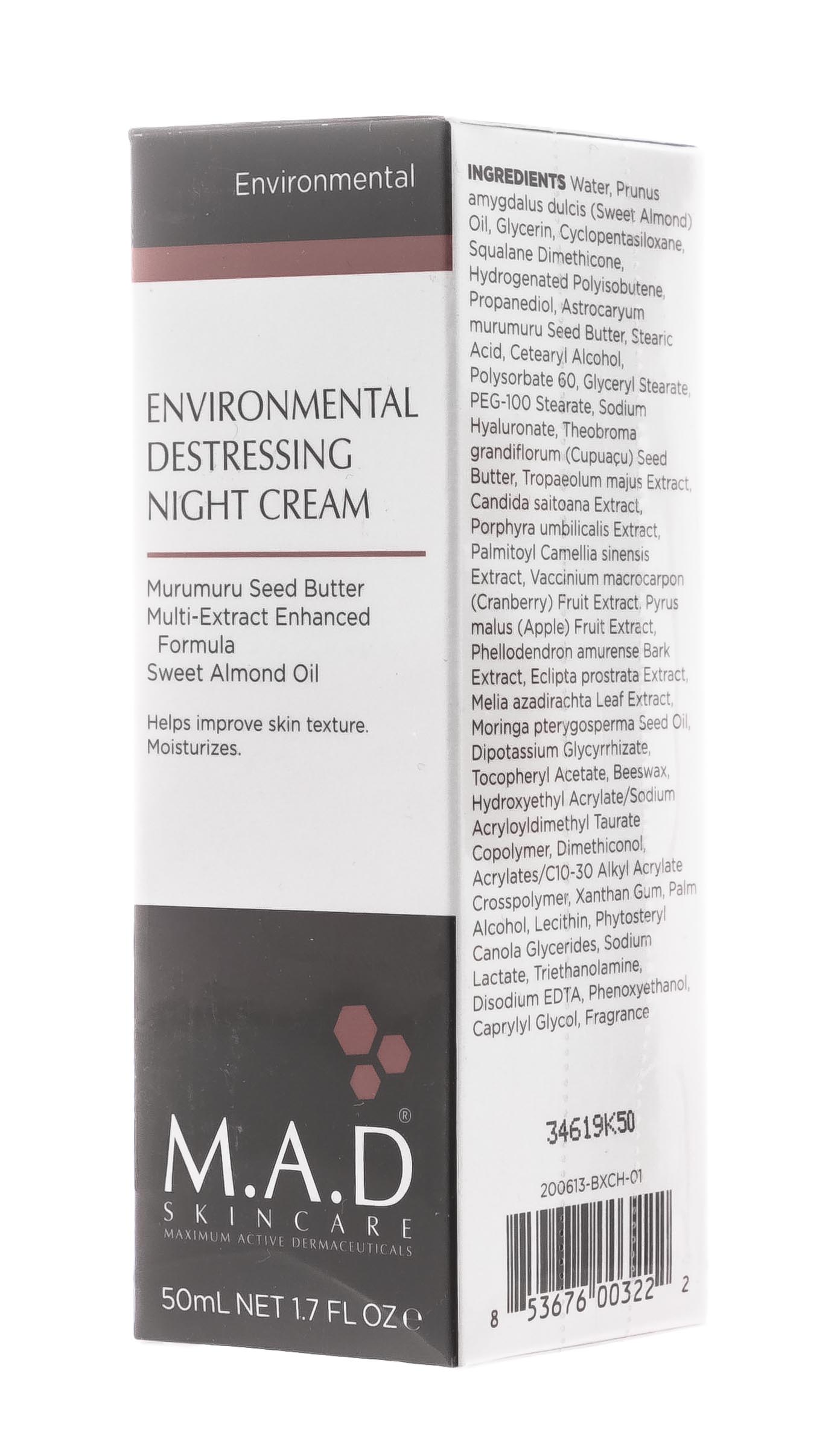 Мад Восстанавливающий ночной крем антистресс, 50 г (M.A.D., Environmental) фото 2
