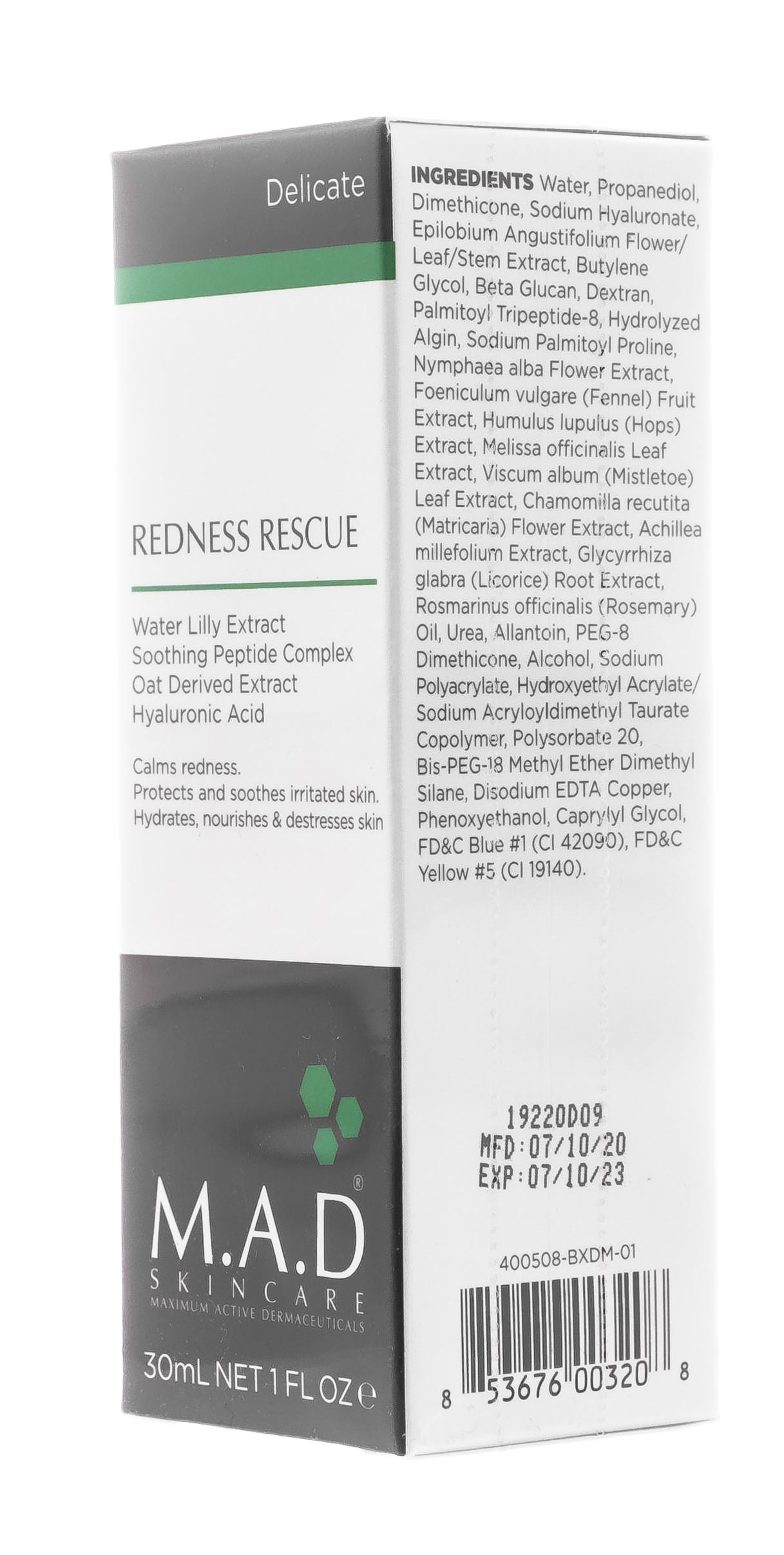 Мад Гель для устранения покраснения кожи, 30 мл (M.A.D., Delicate) Мад Гель для устранения покраснения кожи, 30 мл (M.A.D., Delicate) фото 2