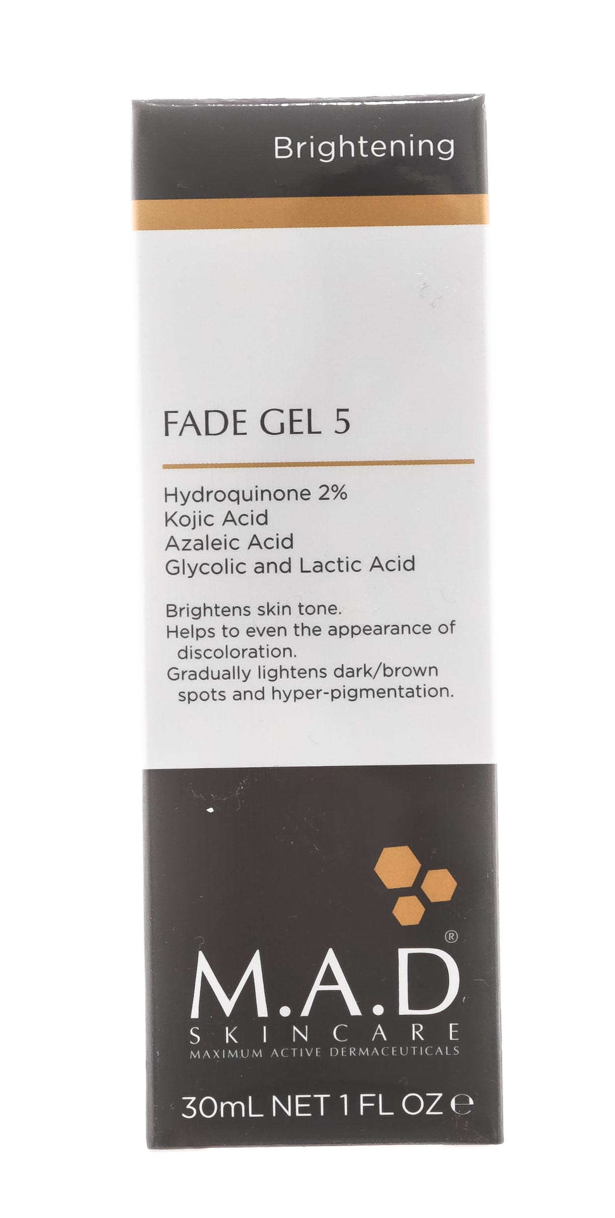 Мад Активный гель с 2% гидрохиноном для нормализации тона кожи 30 мл (M.A.D., Brightening) фото 1