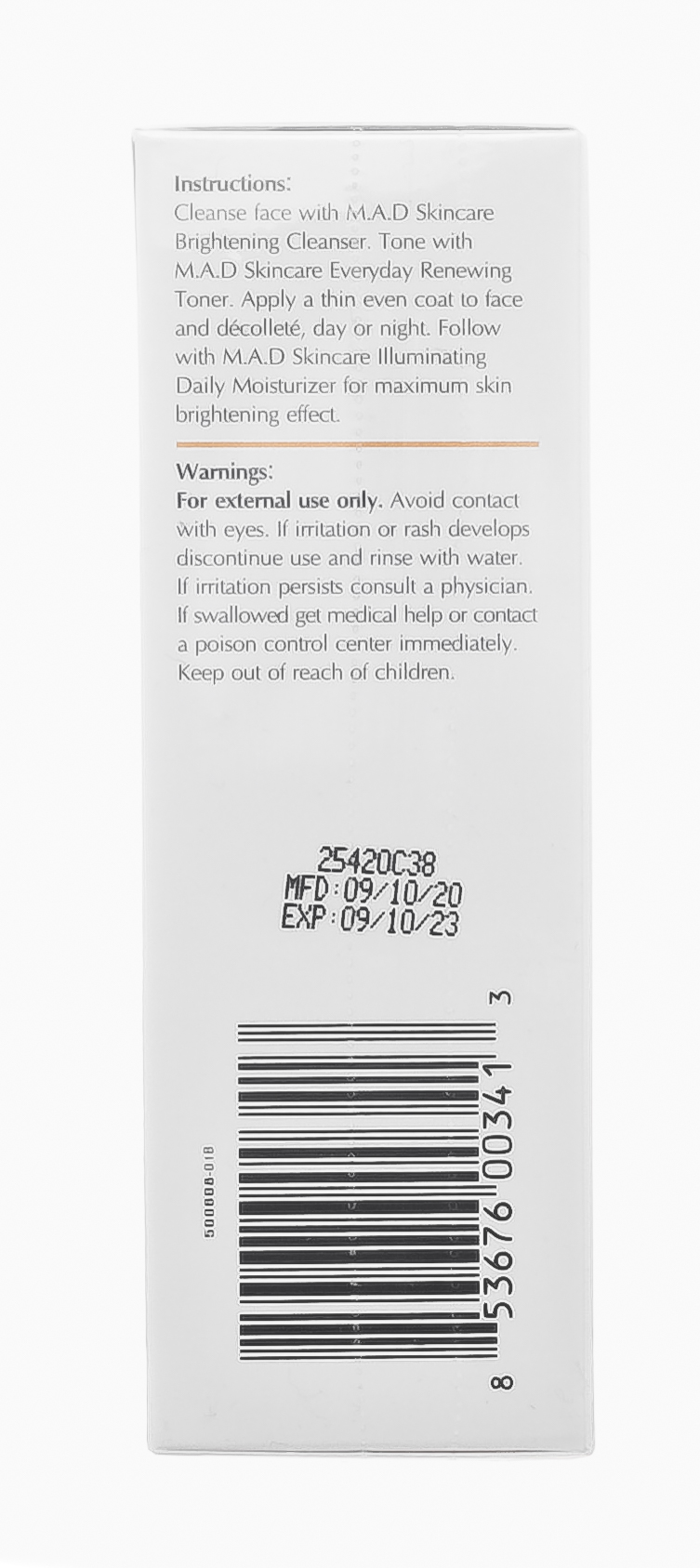 Мад Сыворотка с витамином С для выравнивания тона кожи 30 гр (M.A.D., Brightening) фото 3