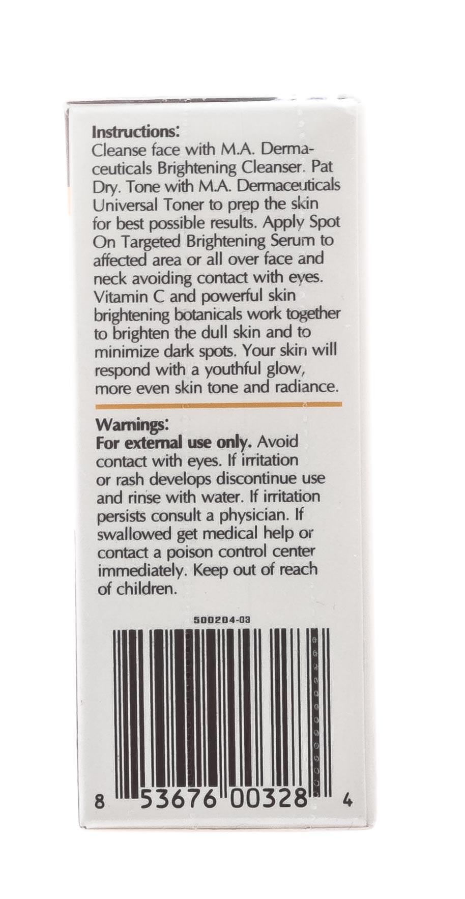 Мад Сыворотка для локального использования с эффектом выравнивания тона кожи, 15 гр (M.A.D., Brightening) фото 3