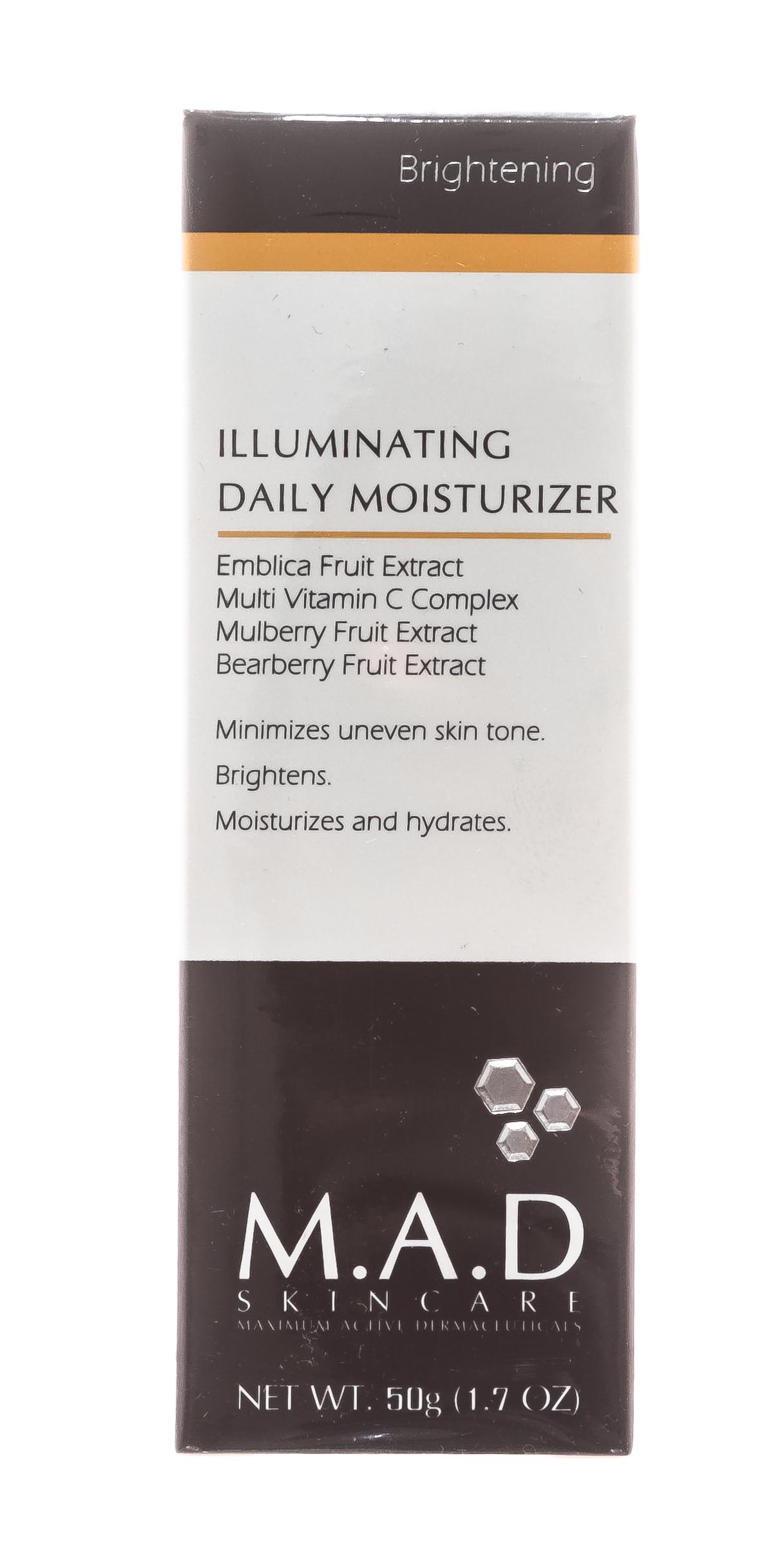 Мад Дневной увлажняющий крем с эффектом выравнивания тона кожи 50 гр (M.A.D., Brightening) фото 1