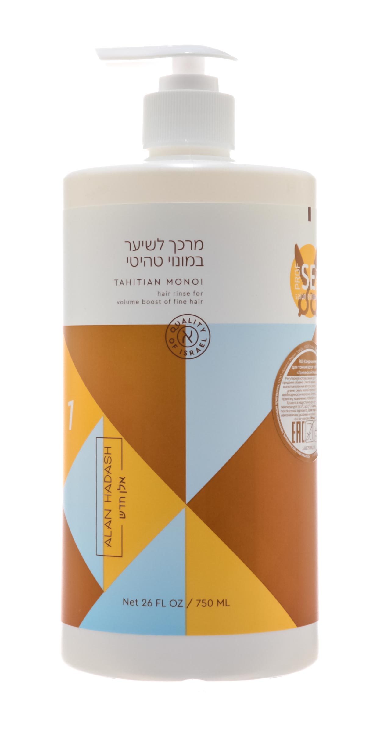 Алан Хадаш Кондиционер для тонких волос и придания объема Tahitian Monoi, 750 мл (Alan Hadash, Таитянский моной) фото 1