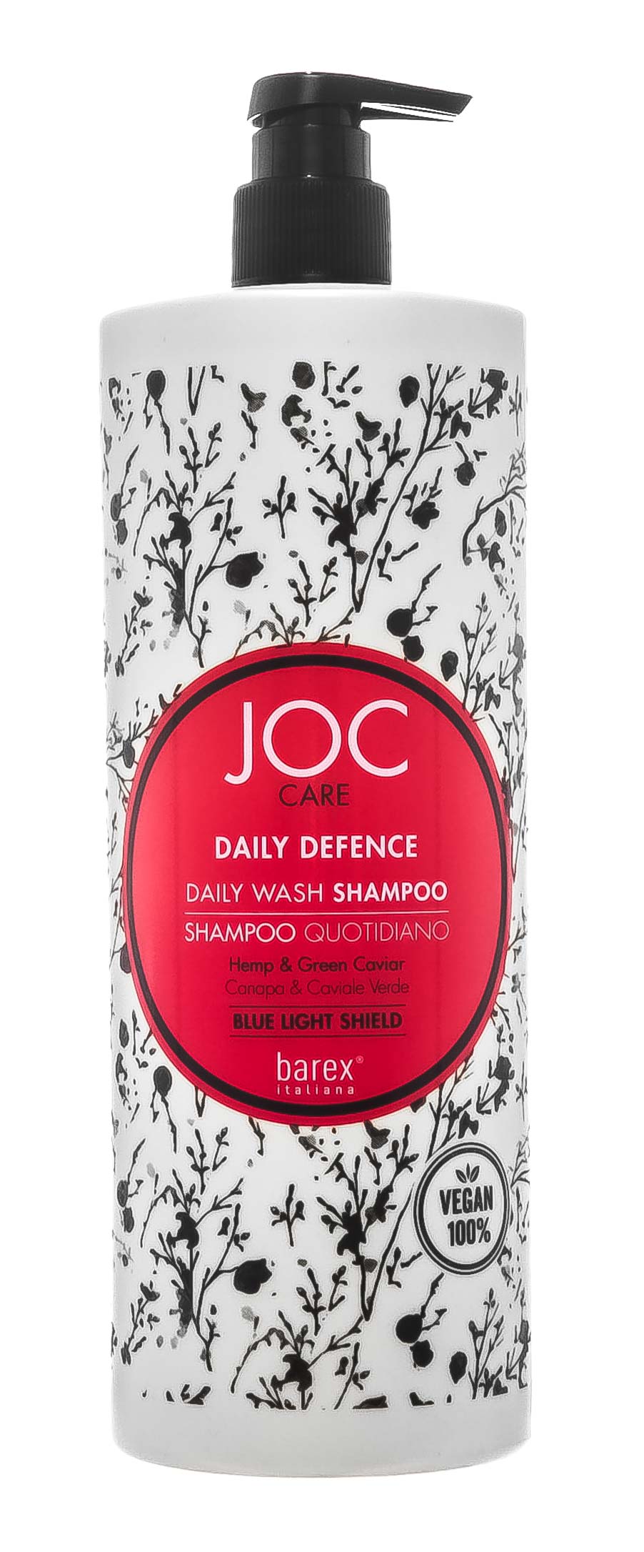 Купить Barex Шампунь Daily Defence с коноплей и зеленой икрой для ежедневного применения, 1000 мл (Barex, Joc Care Line), Италия