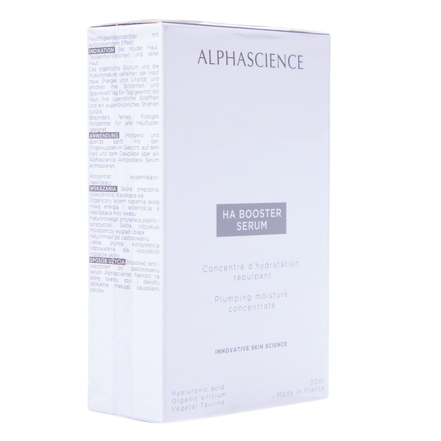 Альфасьянс Сыворотка Бустер с гиалуроновой кислотой 30 мл (Alphascience, Сыворотки) фото 2