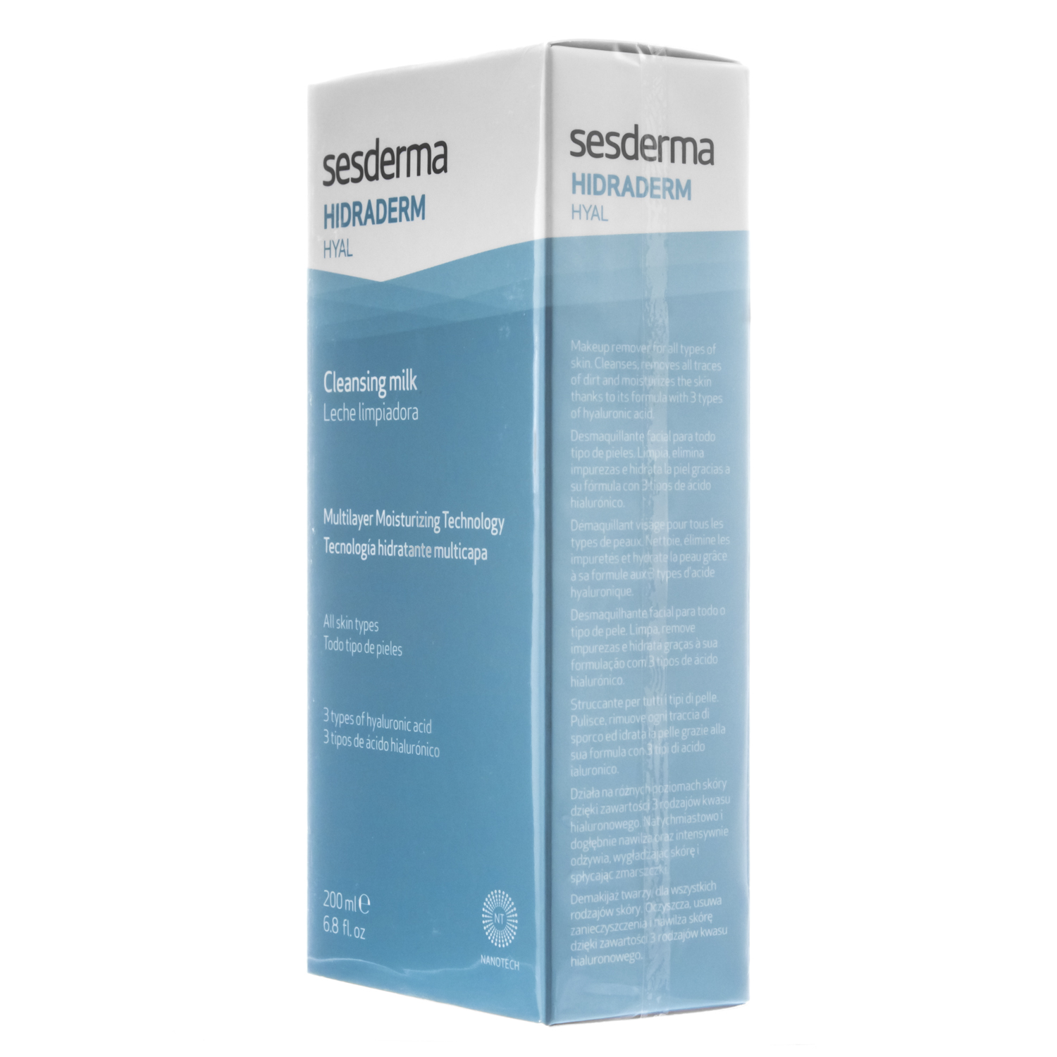 Сесдерма Очищающее молочко для лица, 200 мл (Sesderma, Hidraderm Hyal) Сесдерма Очищающее молочко для лица, 200 мл (Sesderma, Hidraderm Hyal) фото 7