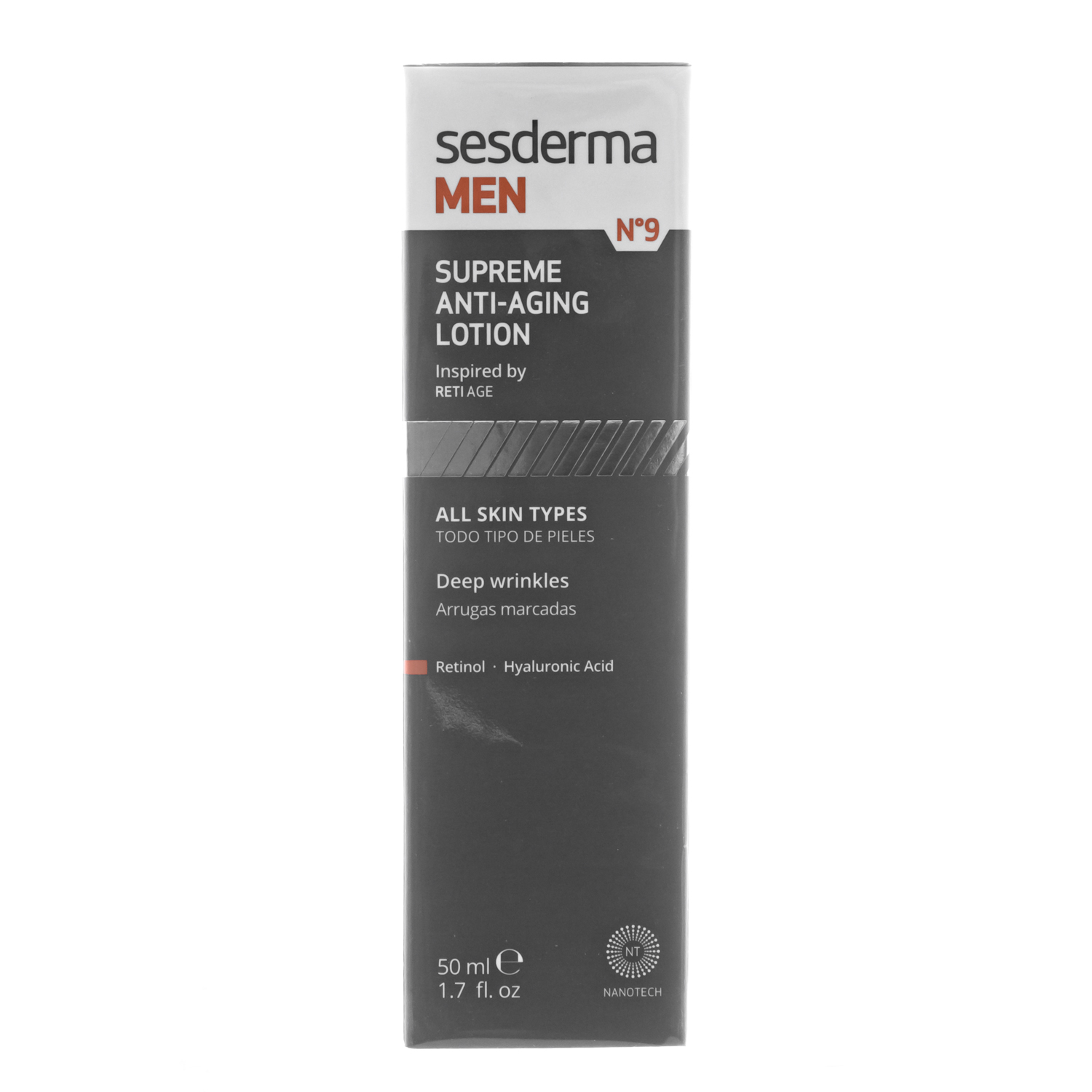 Сесдерма Антивозрастной лосьон для мужчин Supreme, 50 мл (Sesderma, Sesderma Men) Сесдерма Антивозрастной лосьон для мужчин Supreme, 50 мл (Sesderma, Sesderma Men) фото 6