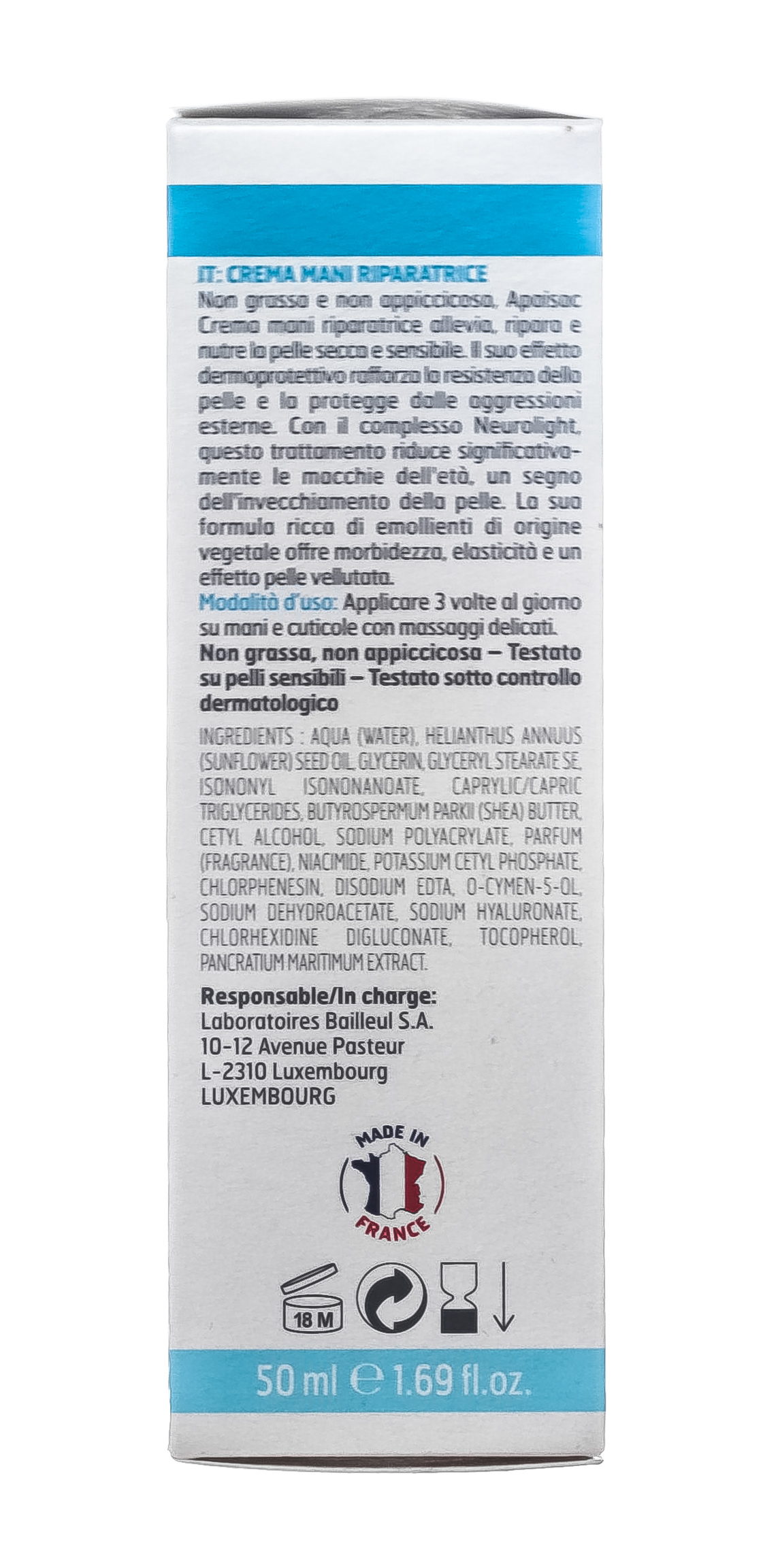 Биорга Восстанавливающий крем для рук Cremе mains Reparatrice, 50 мл (Biorga, Apaisac) фото 5