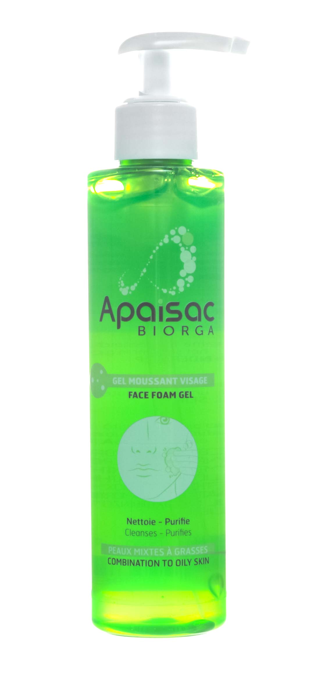 Биорга Очищающий гель для лица, 200 мл (Biorga, Apaisac) фото 1