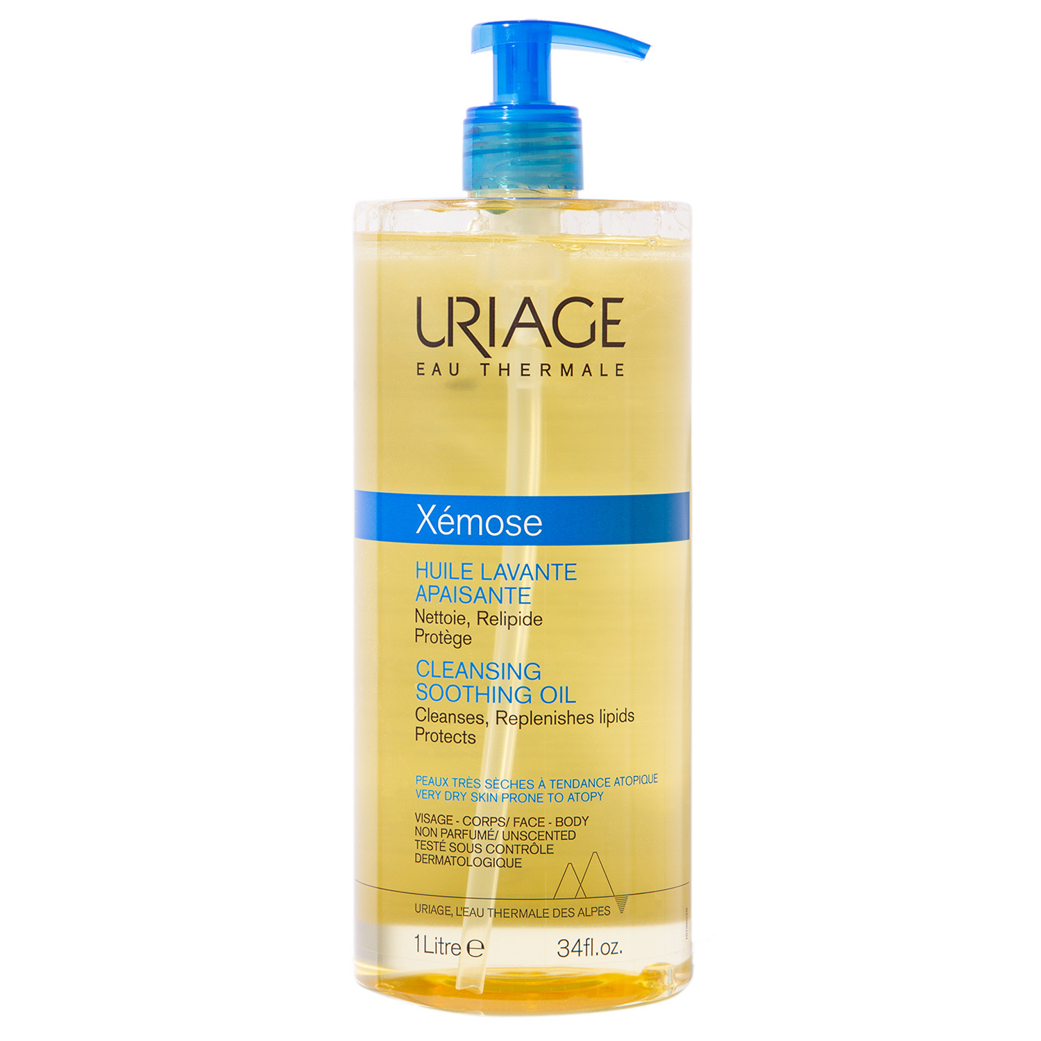 Uriage Очищающее успокаивающее масло, 1 л (Uriage, Xemose) цена и фото