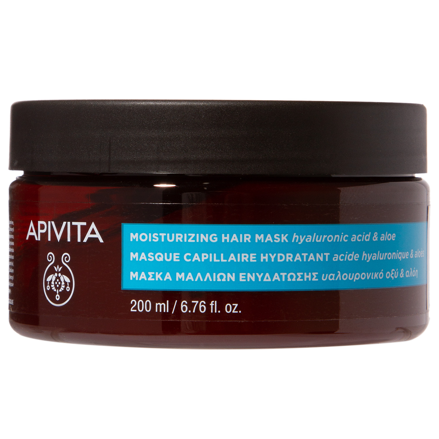 Апивита Маска для волос увлажняющая с гиалуроновой кислотой и Алоэ, 200 мл (Apivita, Hair) фото 2