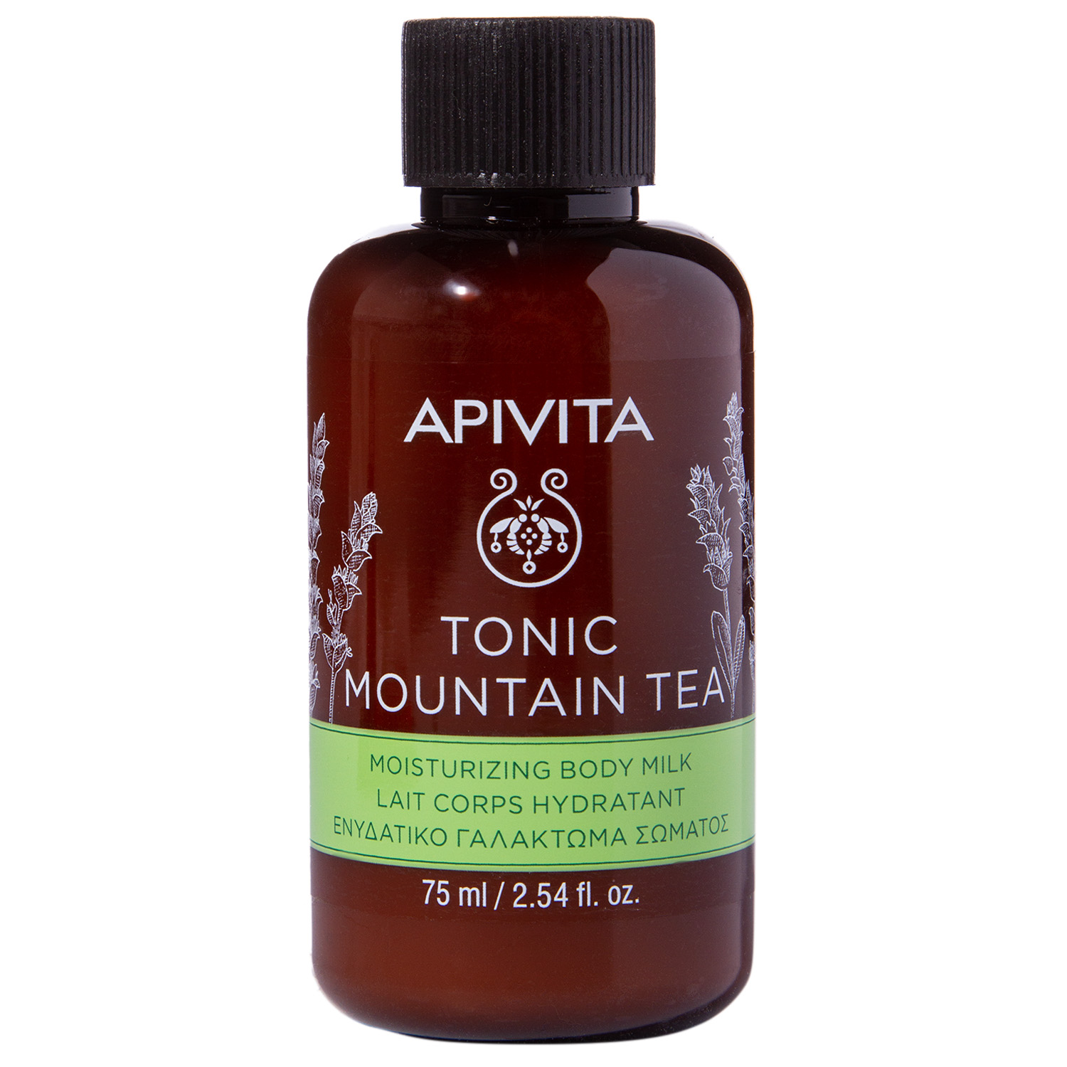 Апивита Набор для путешествий Будь Готова (гель 75 мл + молочко 75 мл + шампунь 75 мл + маска 20 мл) (Apivita, Body) фото 8