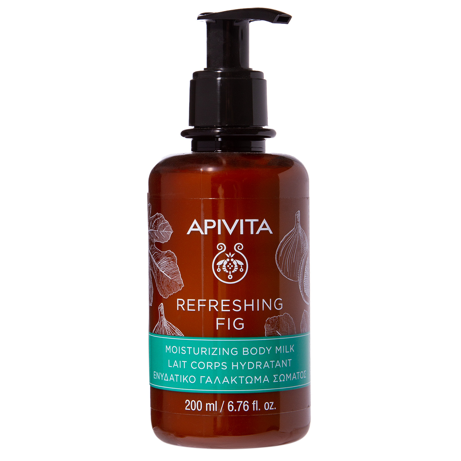 Апивита Молочко для тела Инжир, 200 мл (Apivita, Body) фото 1