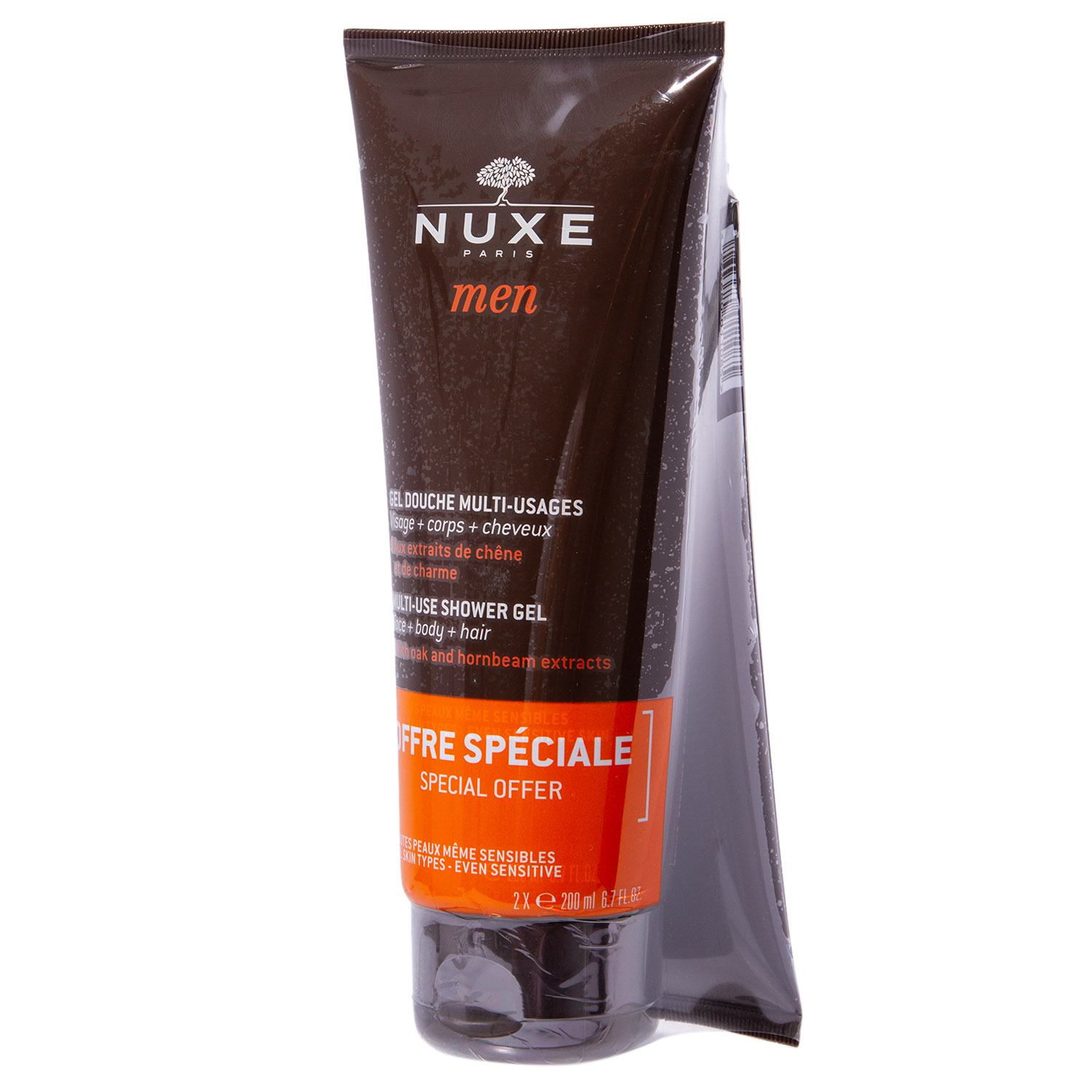 Нюкс Набор: Гель для душа для мужчин, 200 мл х 2 шт (Nuxe, Men) фото 1