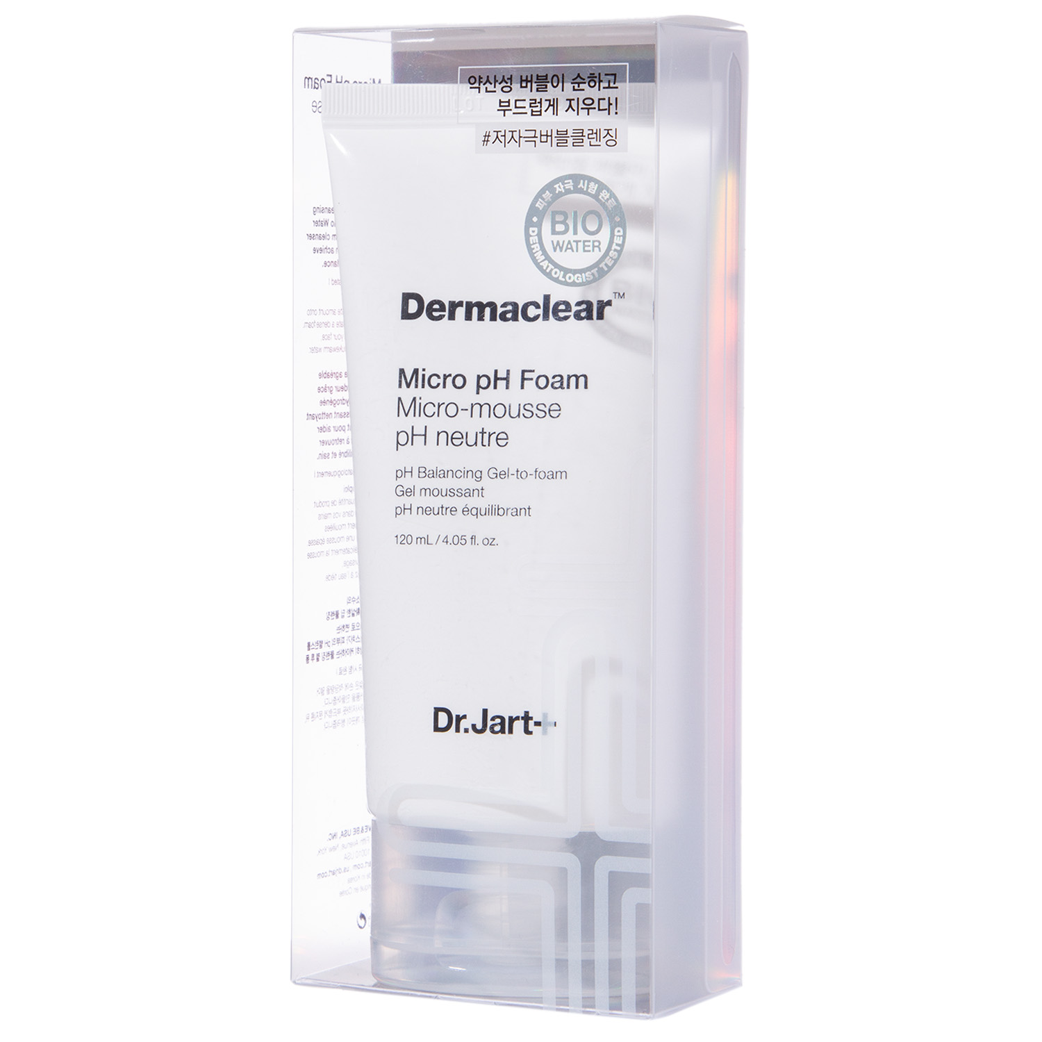 Доктор Джарт Гель-пенка для умывания глубокого очищения Ph 5.5 Micro pH Foam, 120 мл (Dr. Jart+, Dermaclear) фото 1