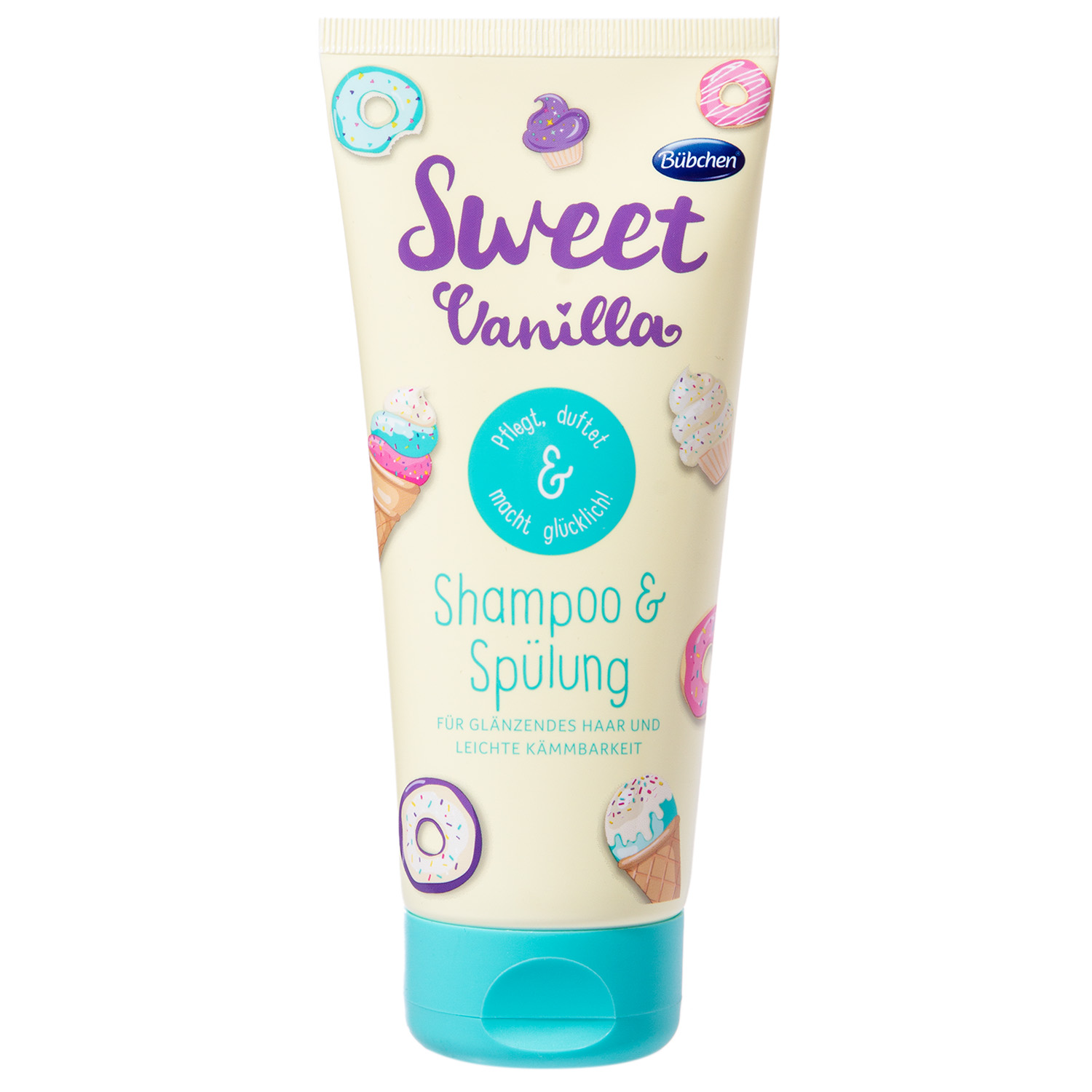 Бюбхен Детский шампунь и бальзам для волос «Сладкая ваниль», 200 мл (Bubchen, Купание и умывание) фото 1
